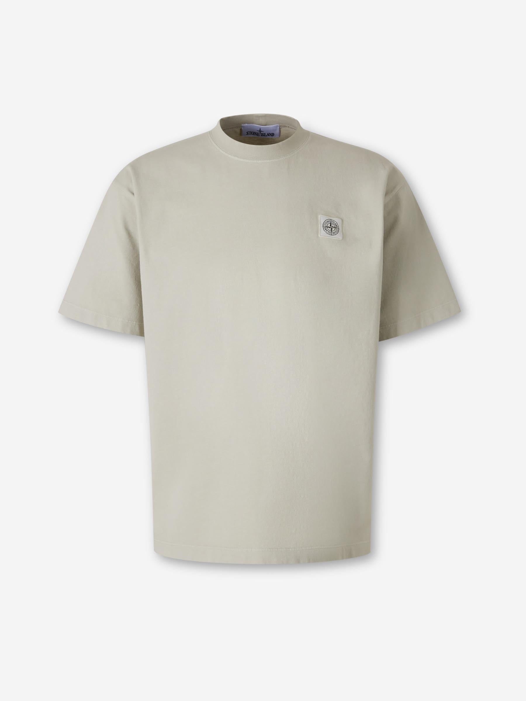 Round Neck T-Shirt Stone island оригінал – Купити в Україні – боковий вид