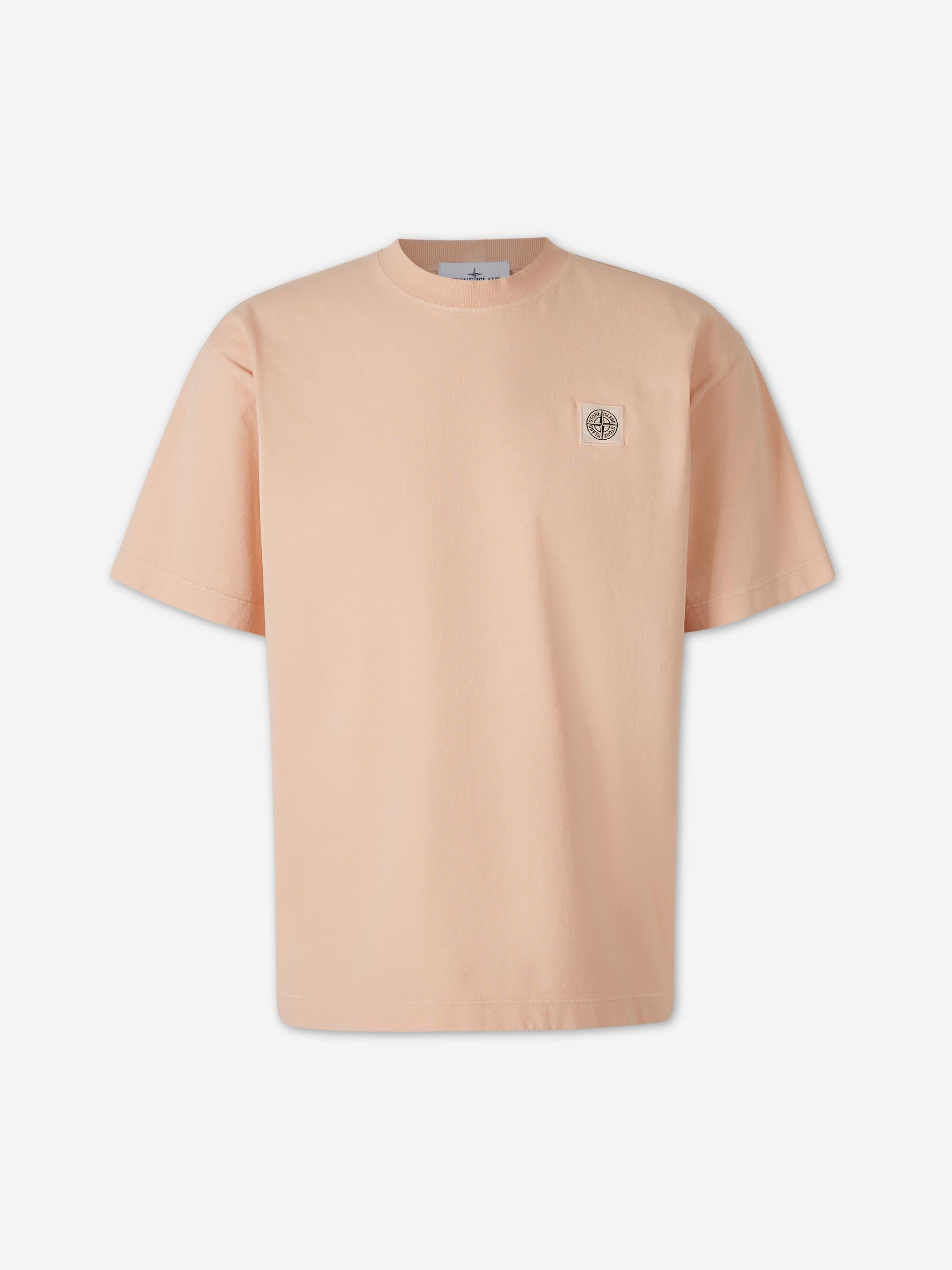 Round Neck T-Shirt Stone island оригінал – Купити в Україні – боковий вид