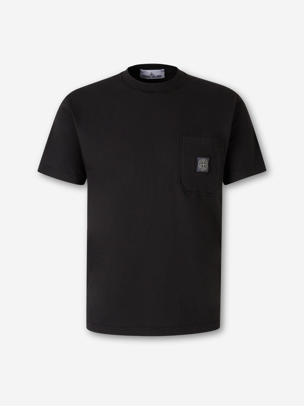 Round Neck T-Shirt Stone island оригінал – Купити в Україні – боковий вид