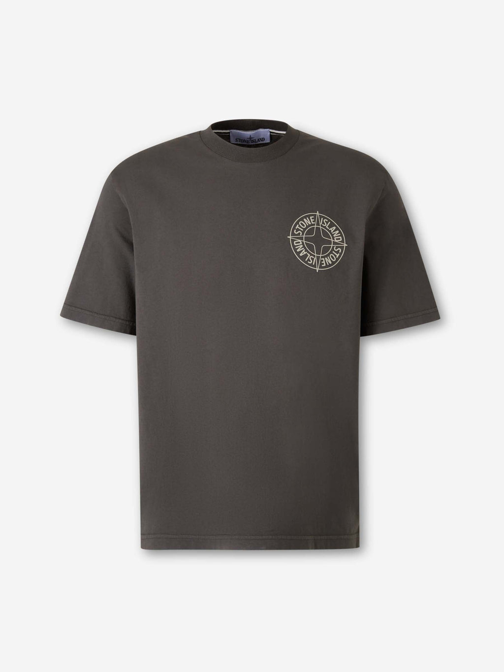 Round Neck T-Shirt Stone island оригінал – Купити в Україні – боковий вид