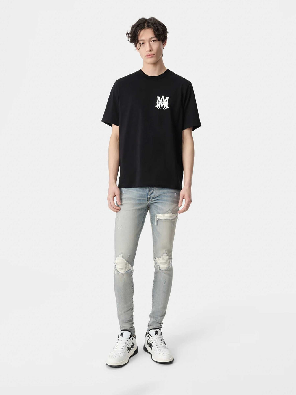 Оригінальна Cotton Logo T-Shirt Amiri – вид ззаду