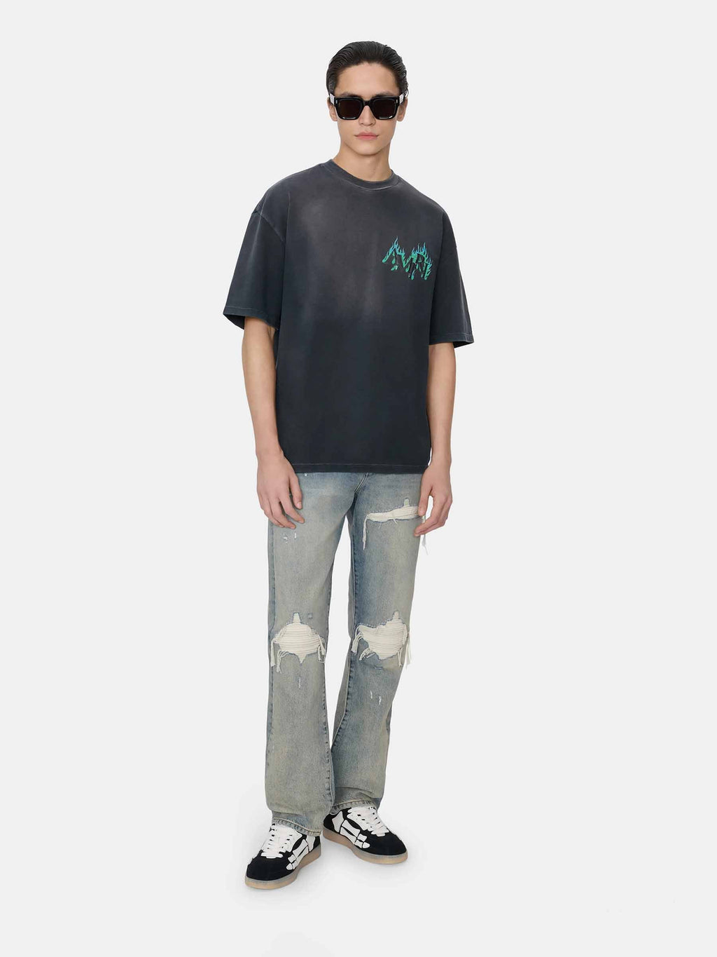 Cotton T-Shirt Amiri – Гарантія оригінальності – вид ззаду