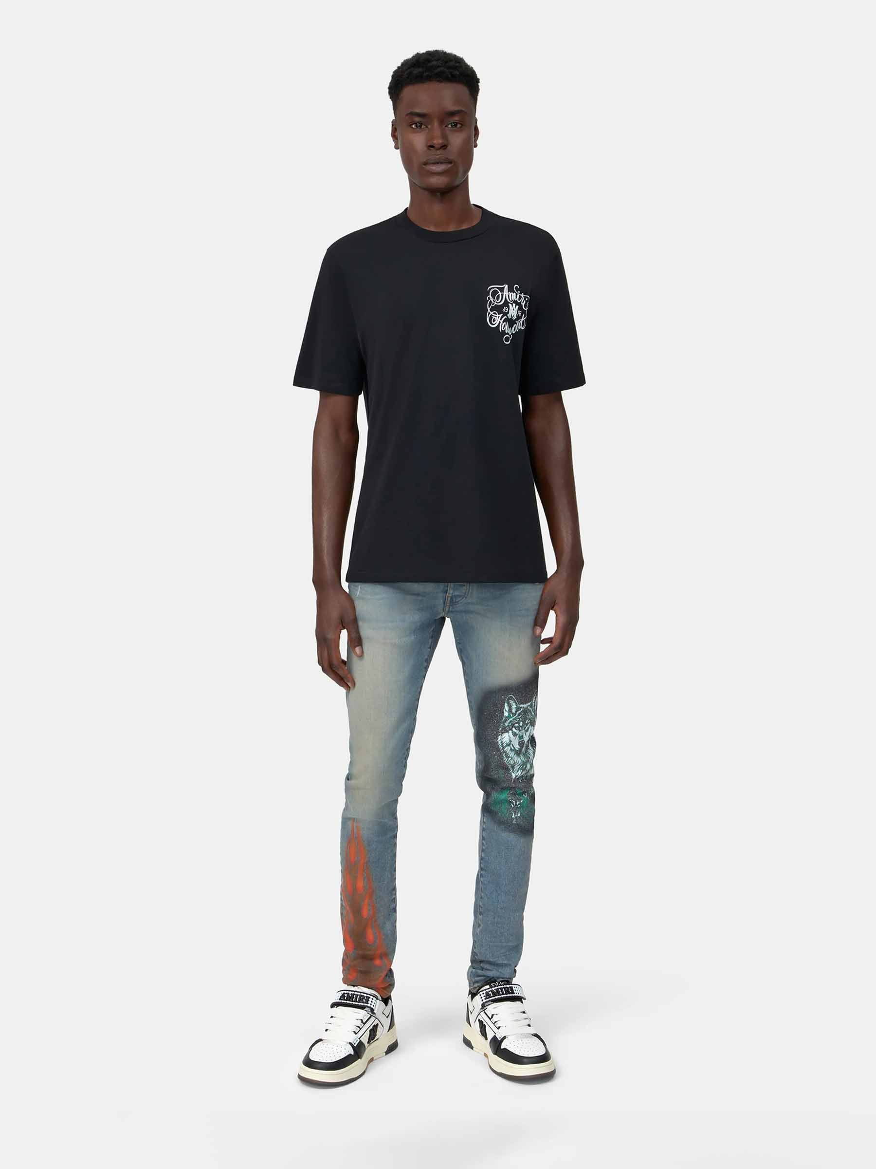 Оригінальна Round Neck T-Shirt Amiri – вид ззаду
