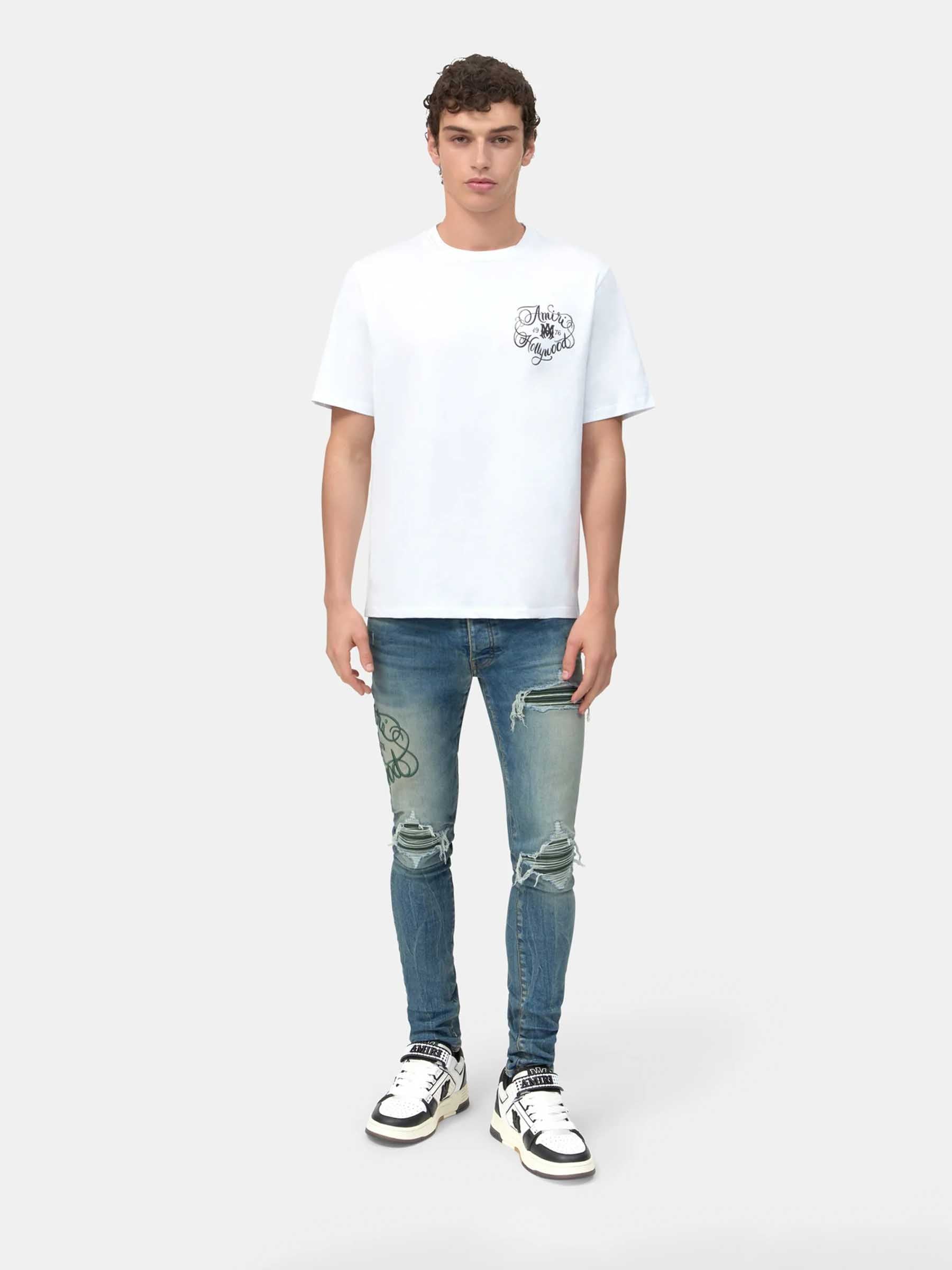 Оригінальна Round Neck T-Shirt Amiri – вид ззаду