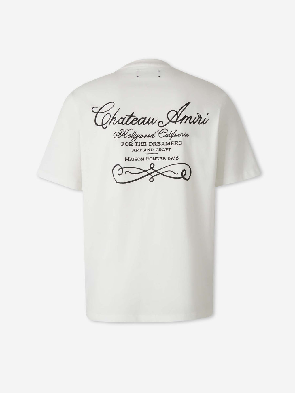 Оригінальна Round Neck T-Shirt Amiri – вид ззаду