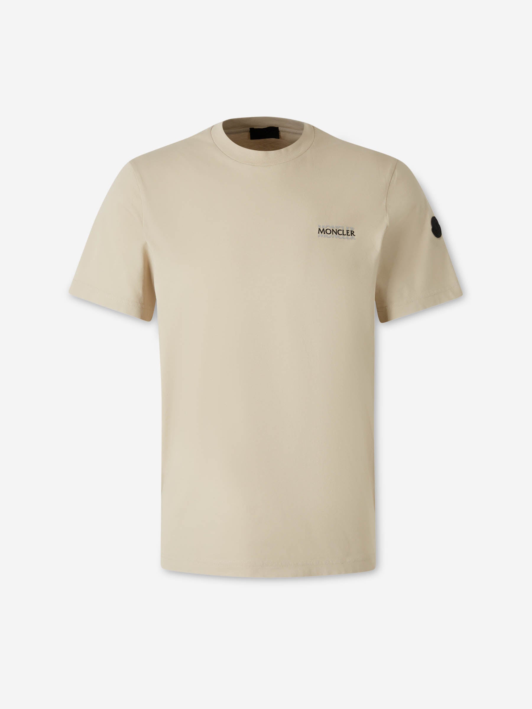 Оригінальна Round Neck T-Shirt Moncler – боковий вид