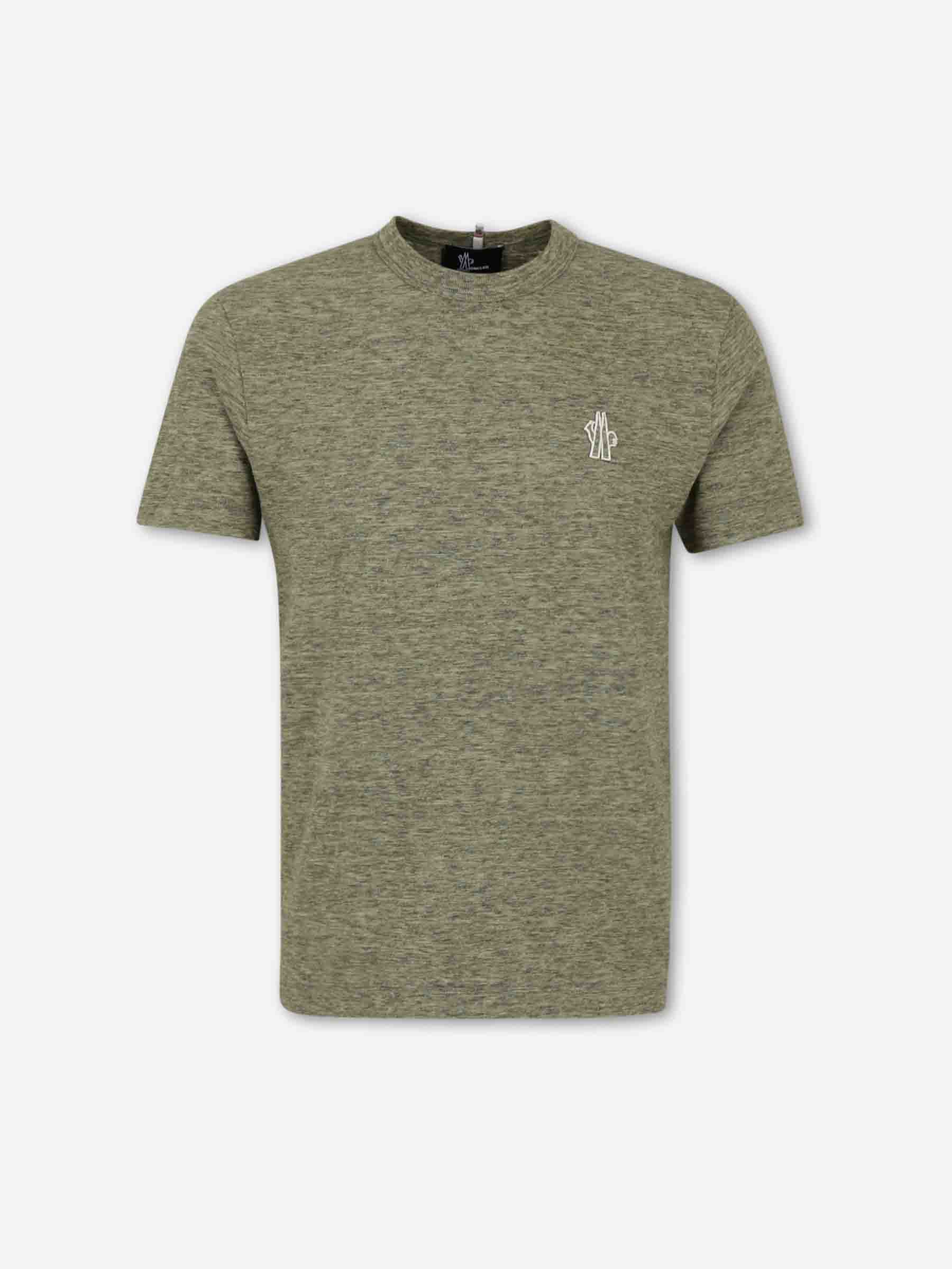 Оригінальна Round Neck T-Shirt Moncler – боковий вид