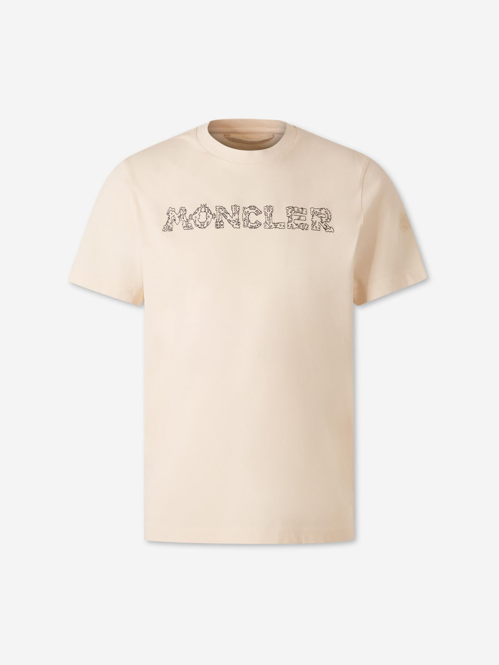 Оригінальна Round Neck T-Shirt Moncler – боковий вид