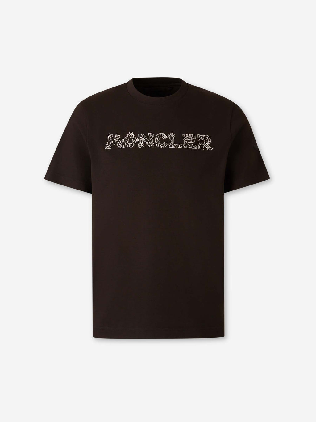 Оригінальна Round Neck T-Shirt Moncler – боковий вид