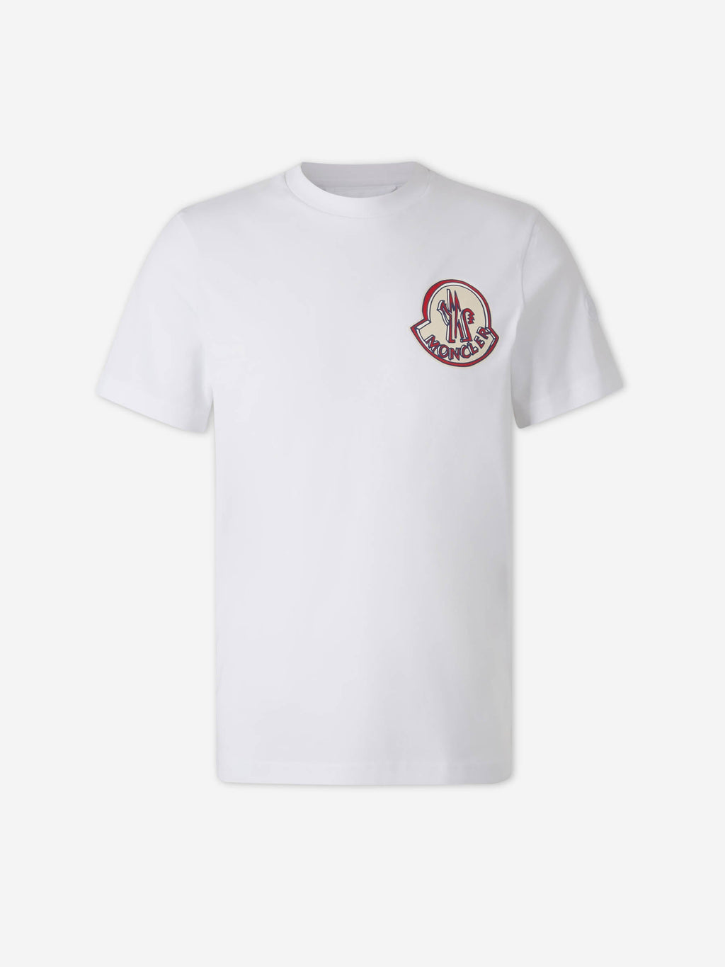 Оригінальна Round Neck T-Shirt Moncler – боковий вид
