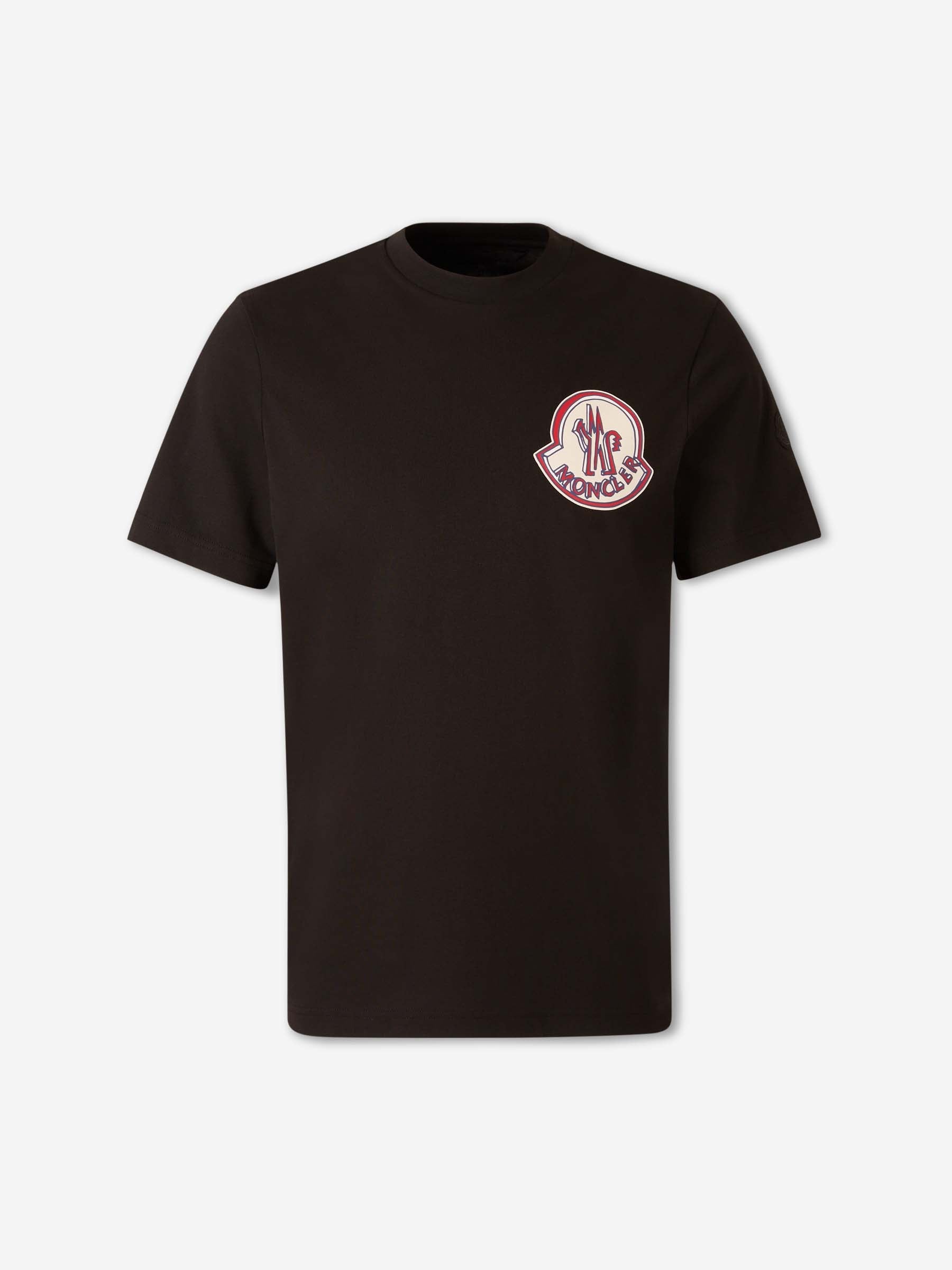 Оригінальна Round Neck T-Shirt Moncler – боковий вид