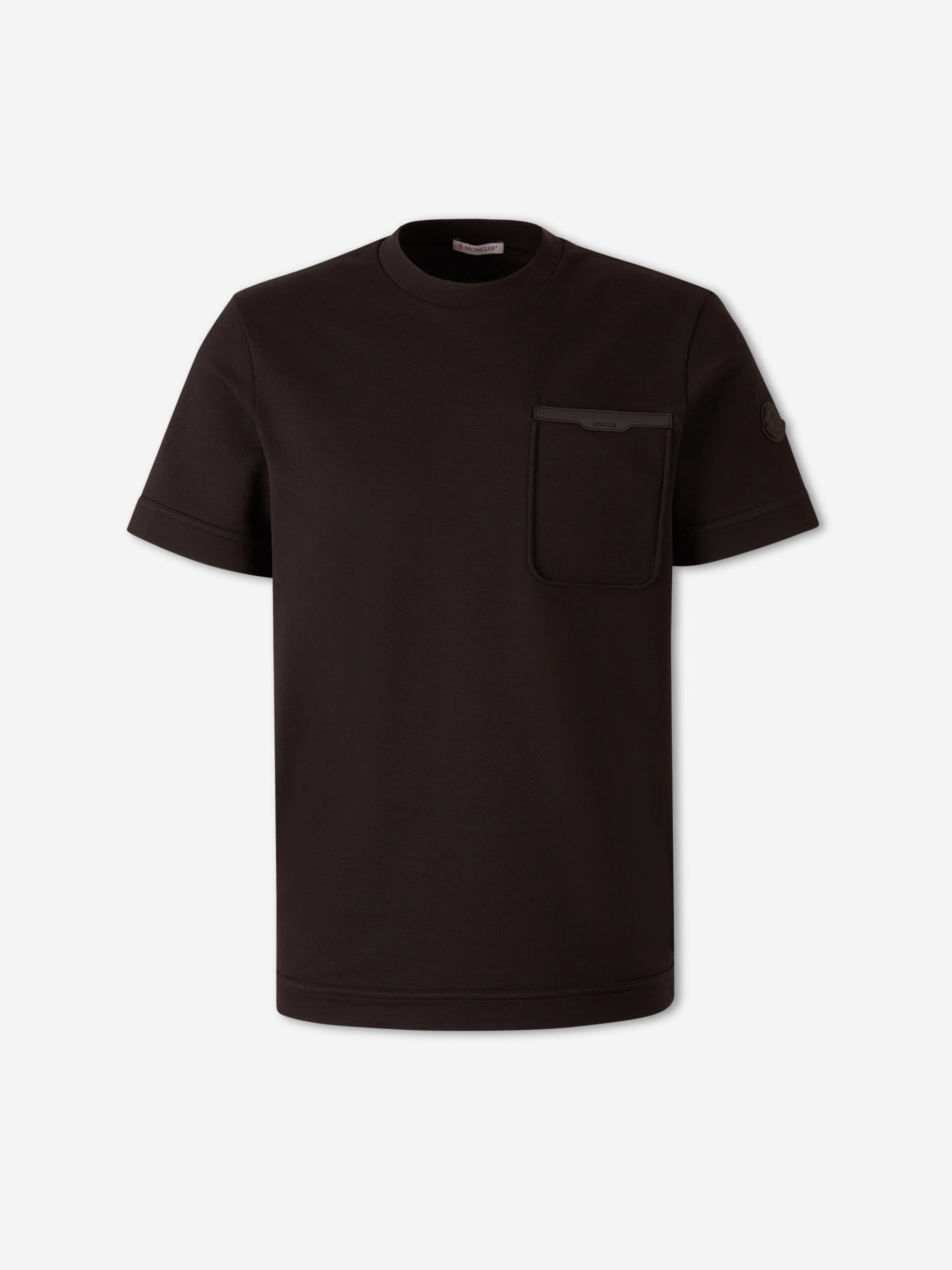 Оригінальна Round Neck T-Shirt Moncler – боковий вид