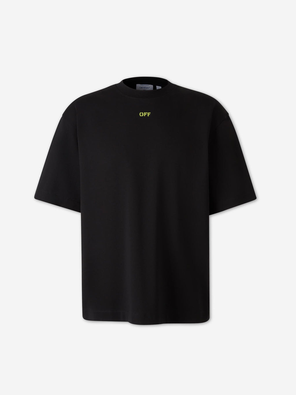Round Neck T-Shirt Off-white – Гарантія оригінальності – боковий вид
