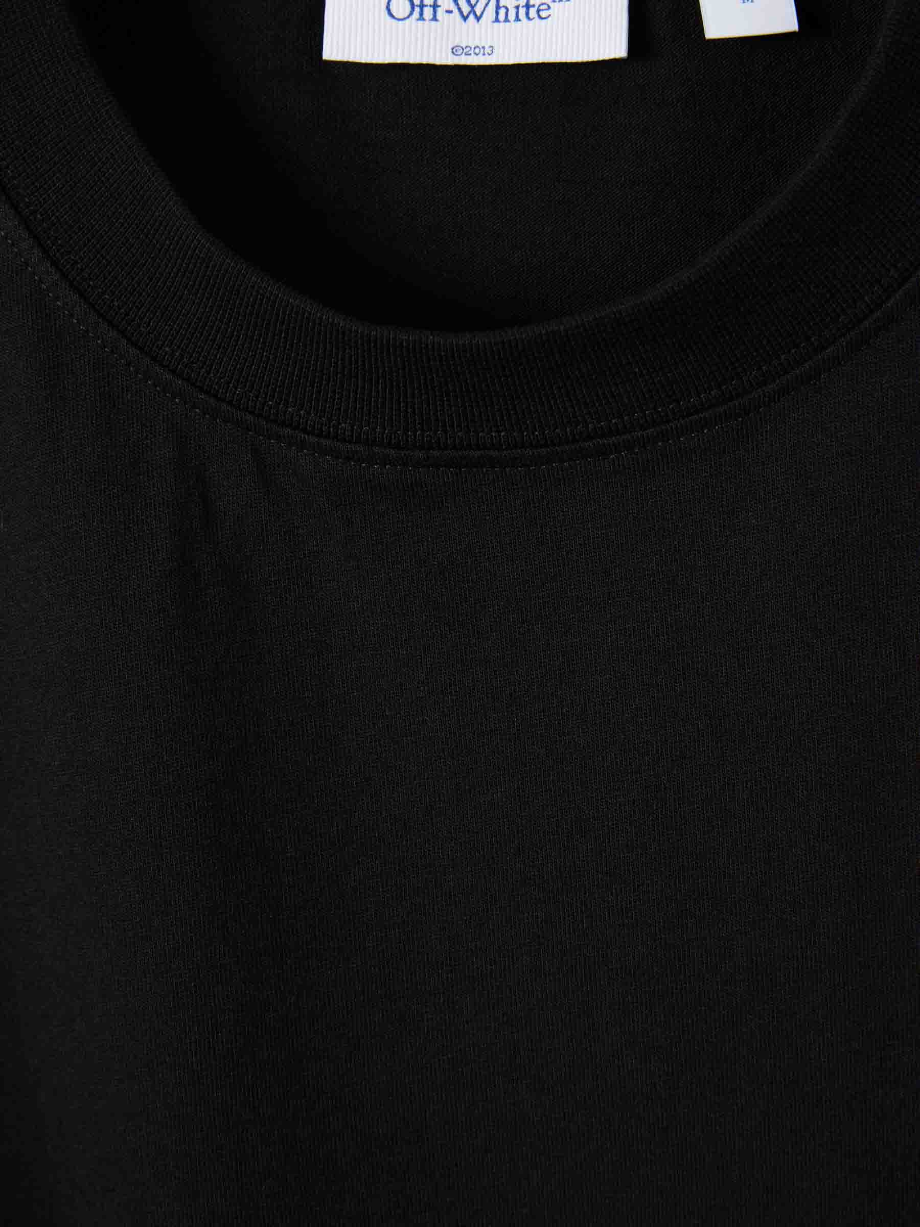 Round Neck T-Shirt Off-white – Гарантія оригінальності – детальний вид