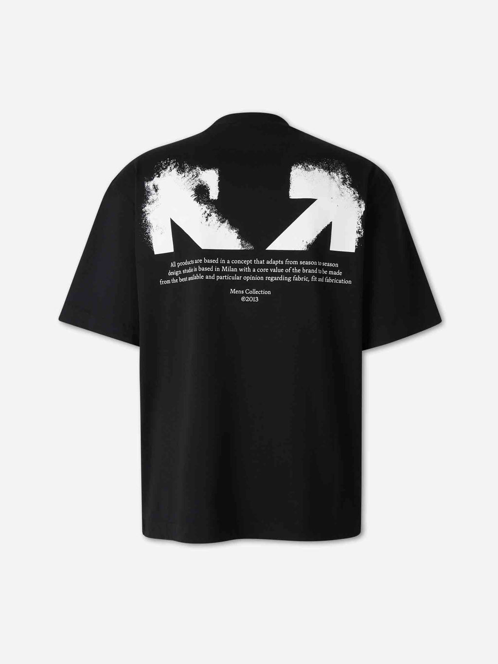 Contrast Logo T-Shirt Off-white – Гарантія оригінальності – вид ззаду
