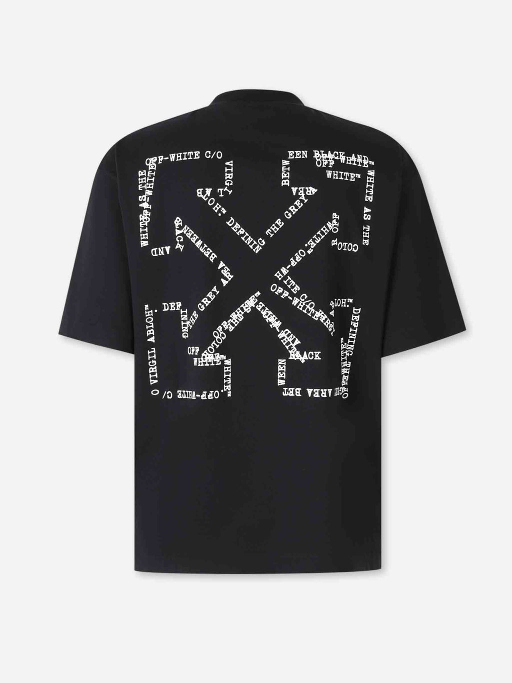 Oversized T-Shirt Off-white оригінал – Купити в Україні – вид ззаду