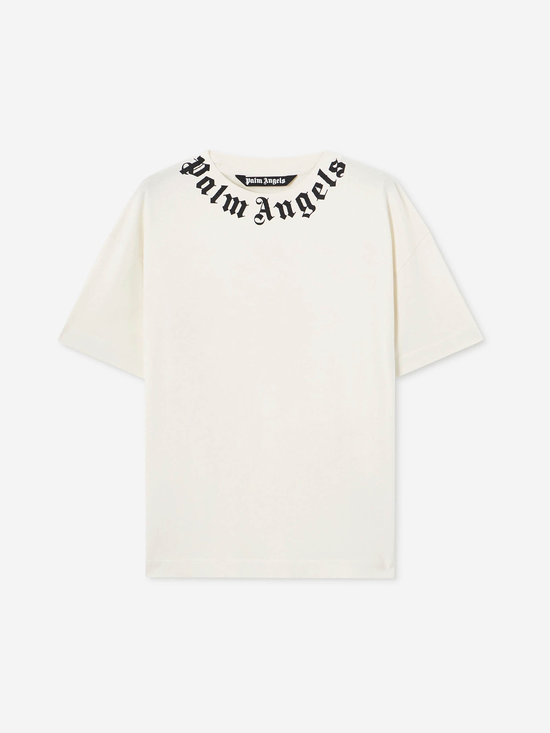 Printed Collar T-Shirt Palm angels оригінал – Купити в Україні – боковий вид
