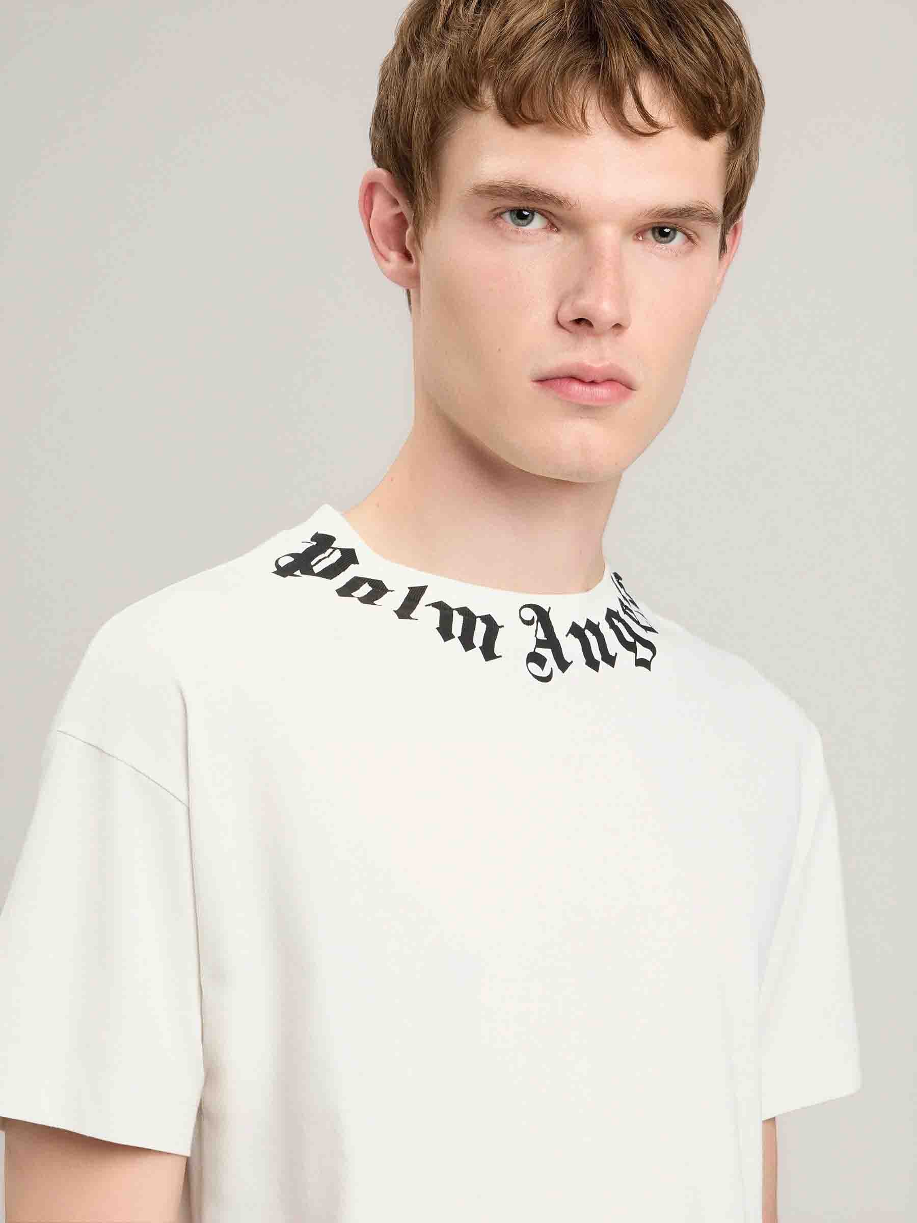 Printed Collar T-Shirt Palm angels оригінал – Купити в Україні – збільшений вид