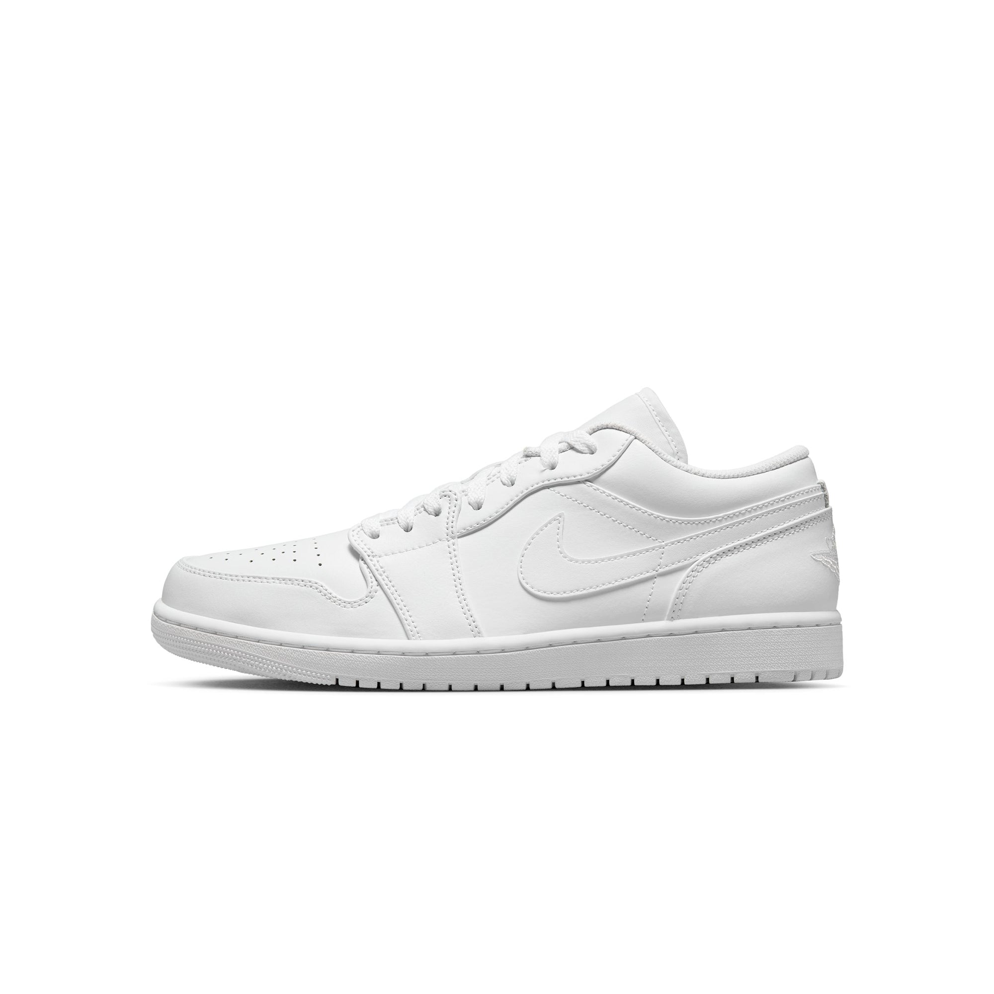 Оригінальна 1 Mens Low Shoes White Air jordan – боковий вид