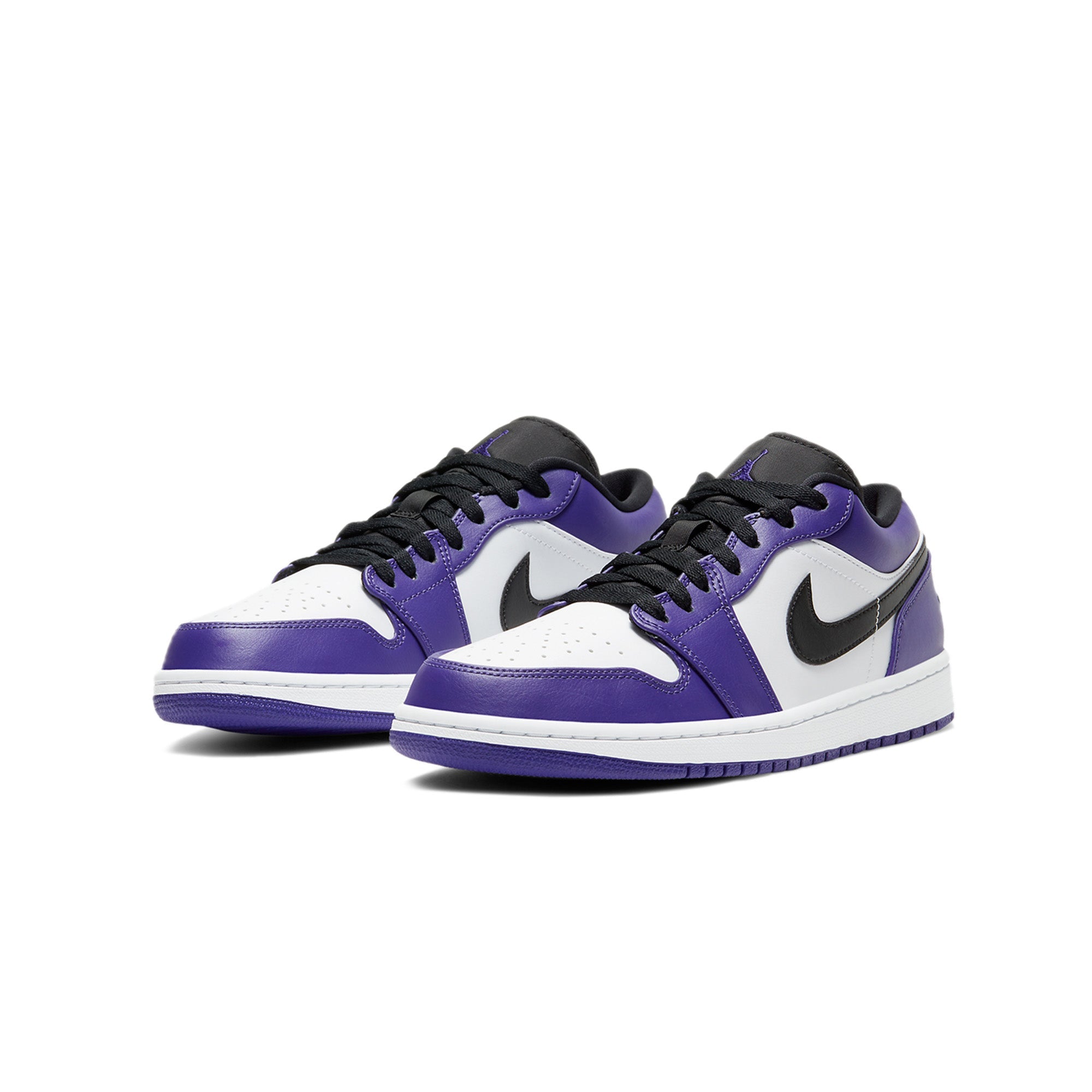 Mens 1 Low Court Purple Shoes Air jordan – Гарантія оригінальності – вид ззаду