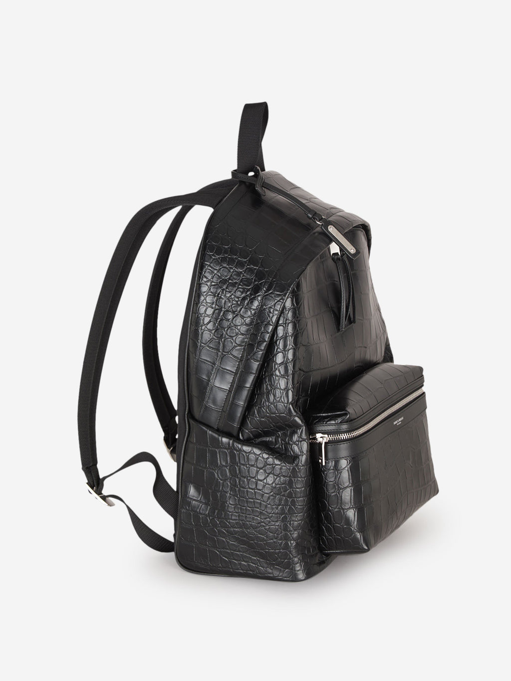 City Leather Backpack Saint laurent – Гарантія оригінальності – вид ззаду