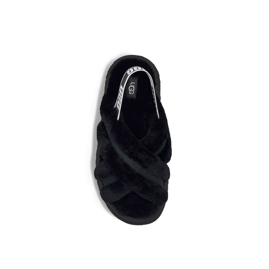 Оригінальна Women Disco Cross Slide Black Ugg – збільшений вид