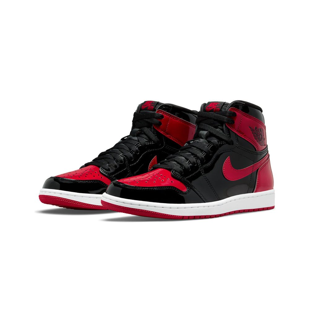Mens 1 Retro High Og Patent Bred Shoes Air jordan – Гарантія оригінальності – вид ззаду