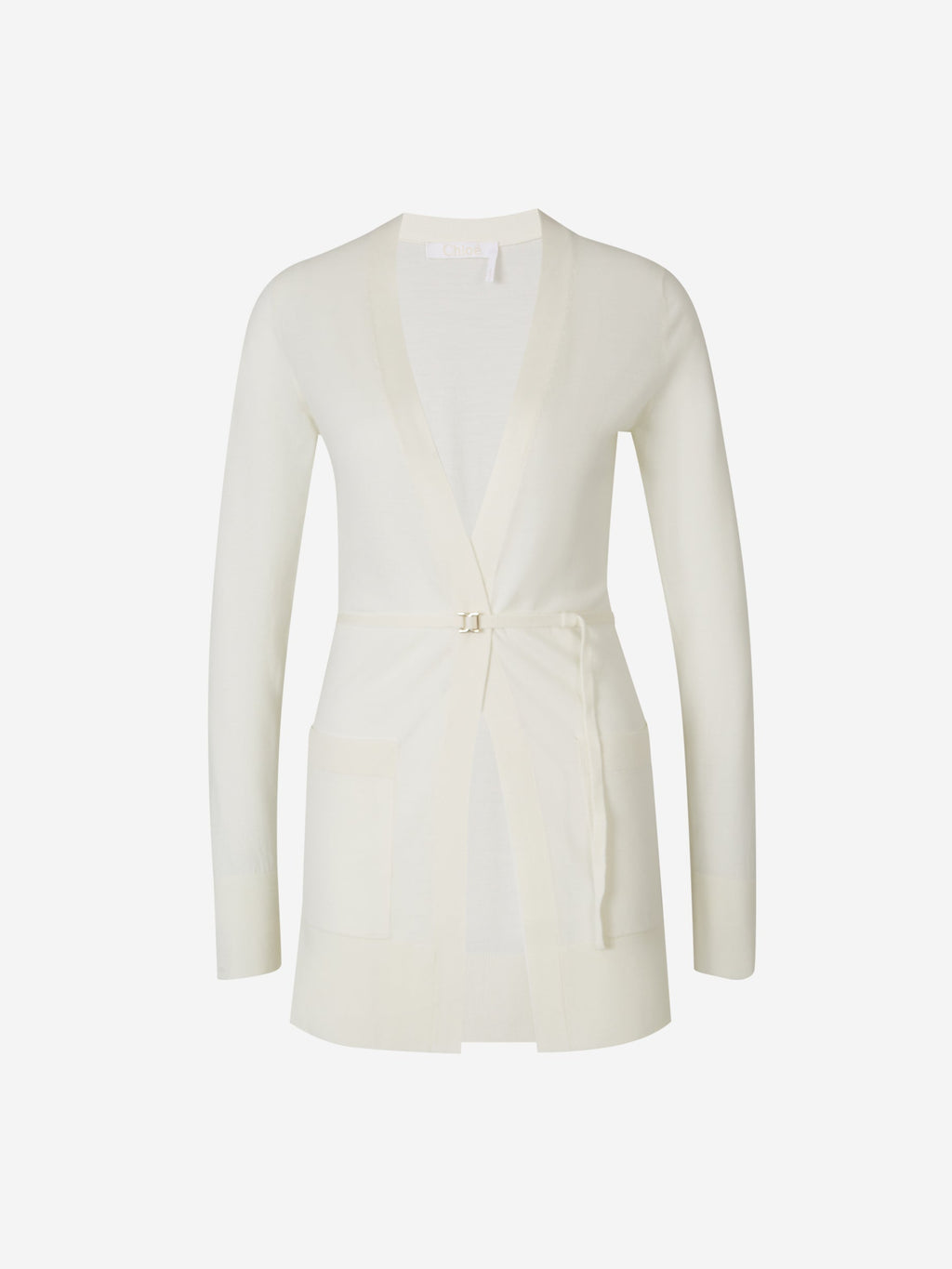 Belt Wool Cardigan Chloe – Гарантія оригінальності – боковий вид