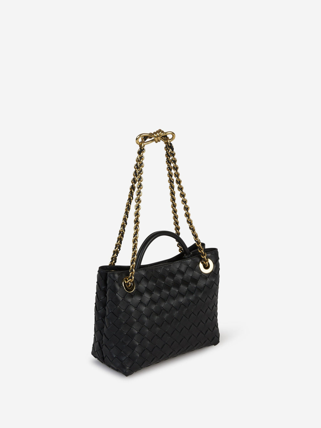 Intrecciato Shoulder Bag Bottega veneta – Гарантія оригінальності – вид ззаду