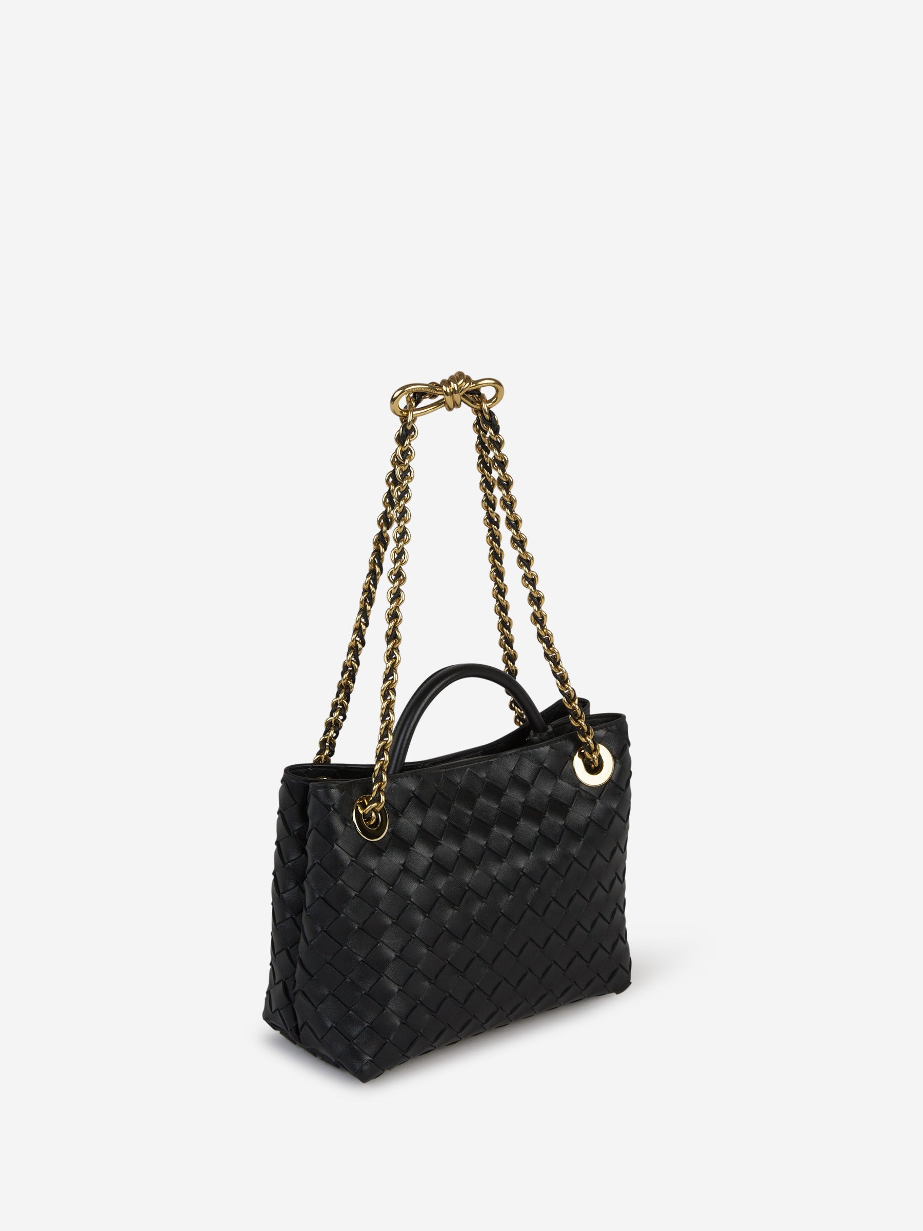 Intrecciato Shoulder Bag Bottega veneta – Гарантія оригінальності – вид ззаду