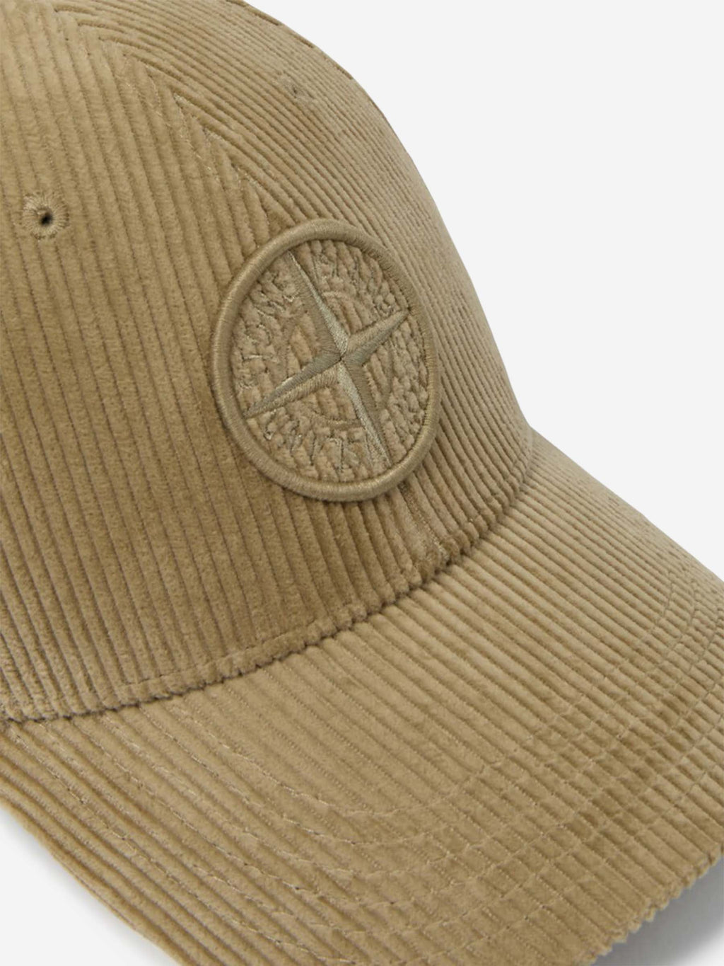 Corduroy Baseball Cap Stone island – Гарантія оригінальності – детальний вид