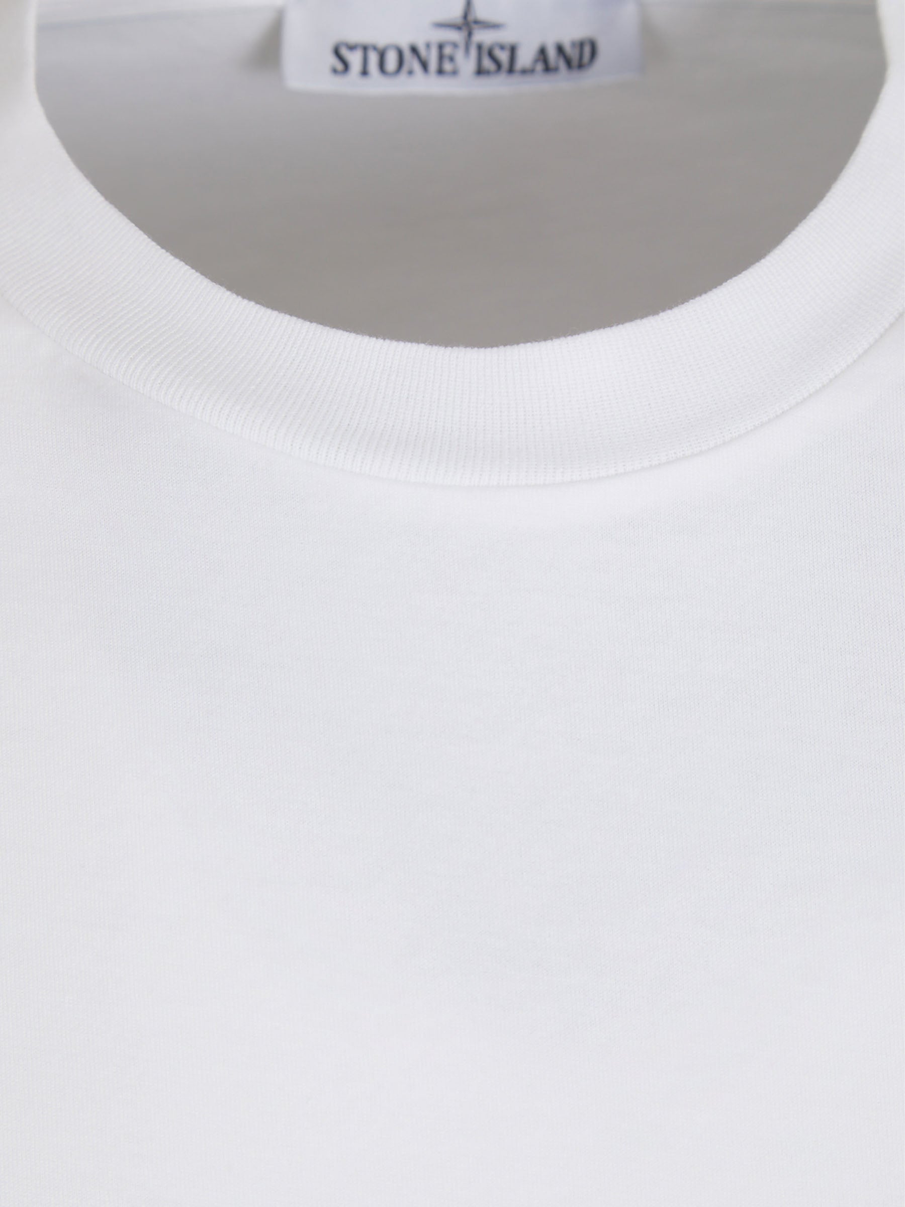 Оригінальна Cotton Logo T-Shirt Stone island – детальний вид