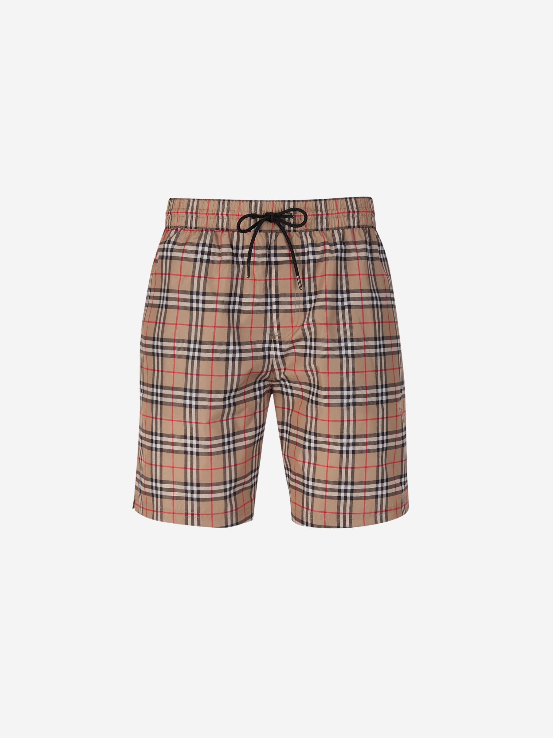 Оригінальна Checked Motif Swimsuit Burberry – боковий вид