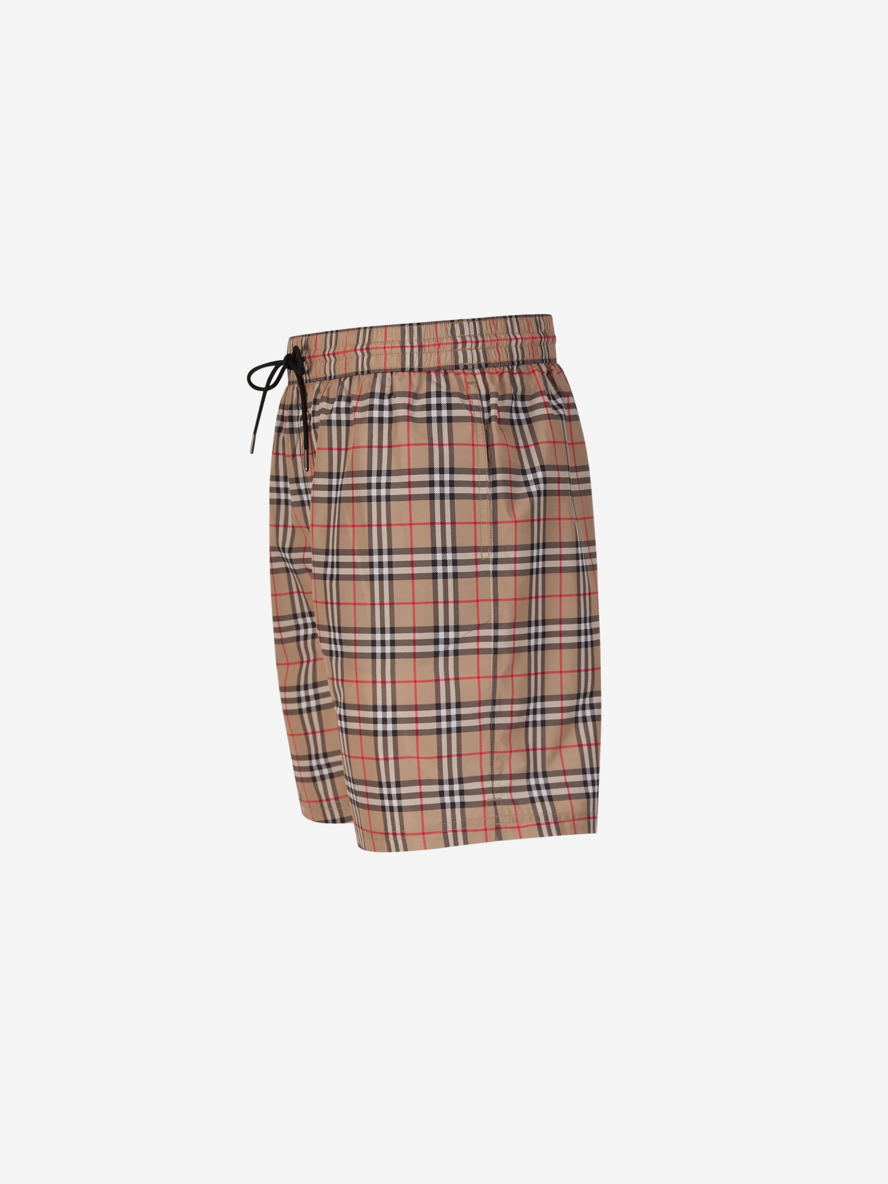 Оригінальна Checked Motif Swimsuit Burberry – вид ззаду