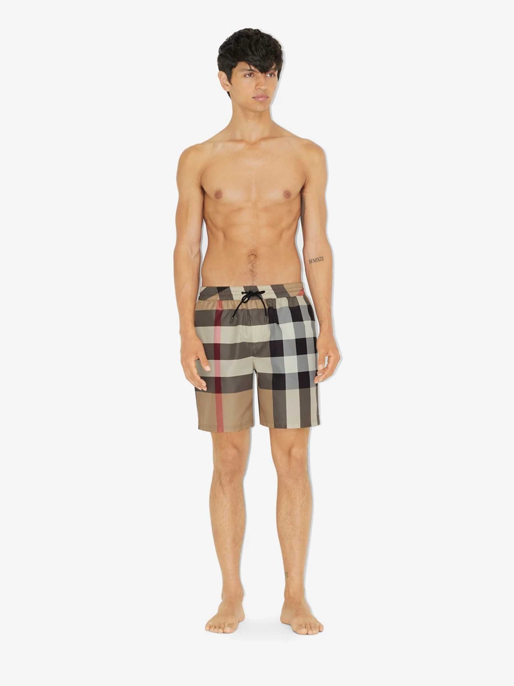 Checkered Swimsuit Burberry оригінал – Купити в Україні – вид ззаду