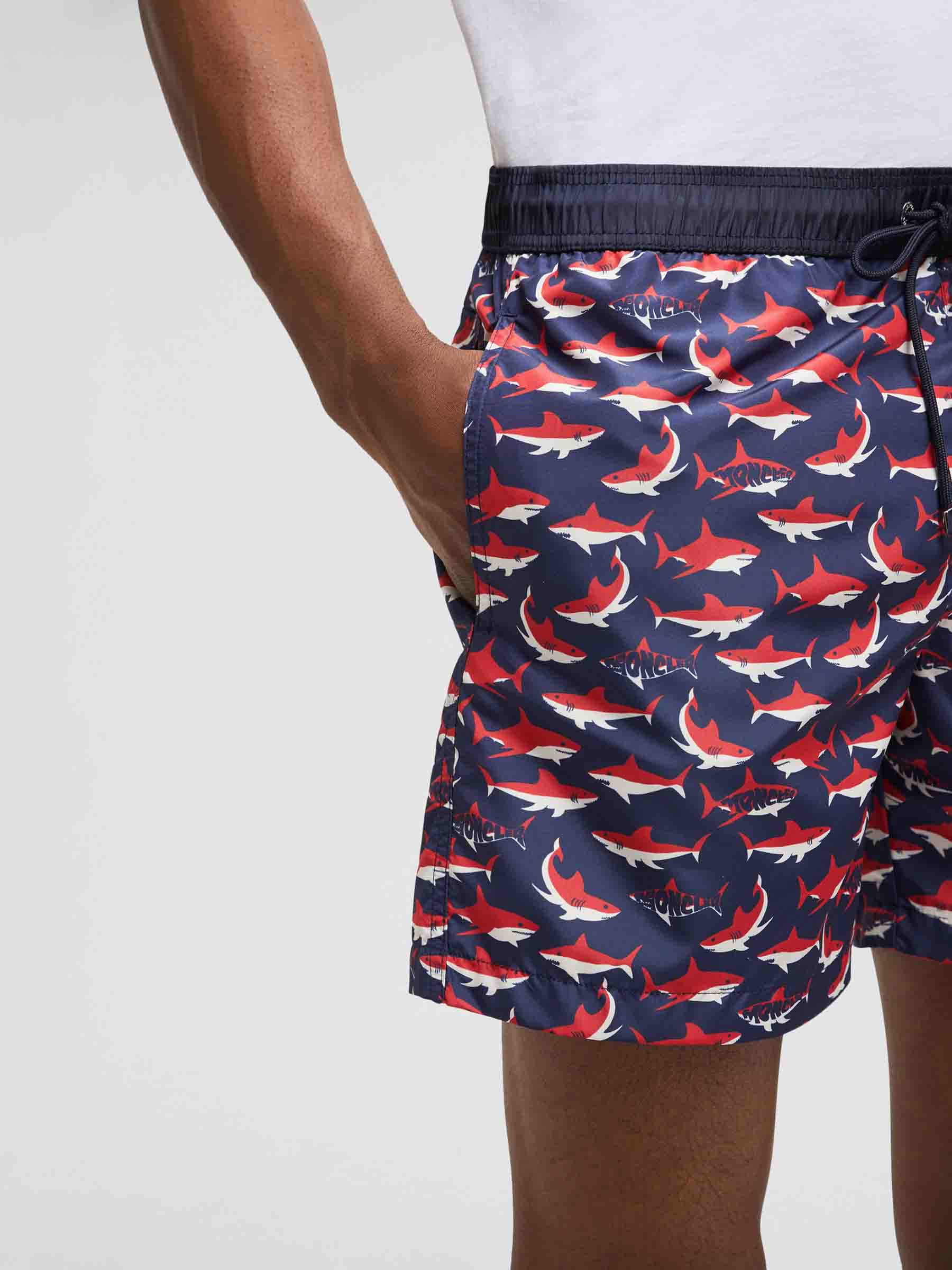 Shark Print Swimsuit Moncler – Гарантія оригінальності – збільшений вид