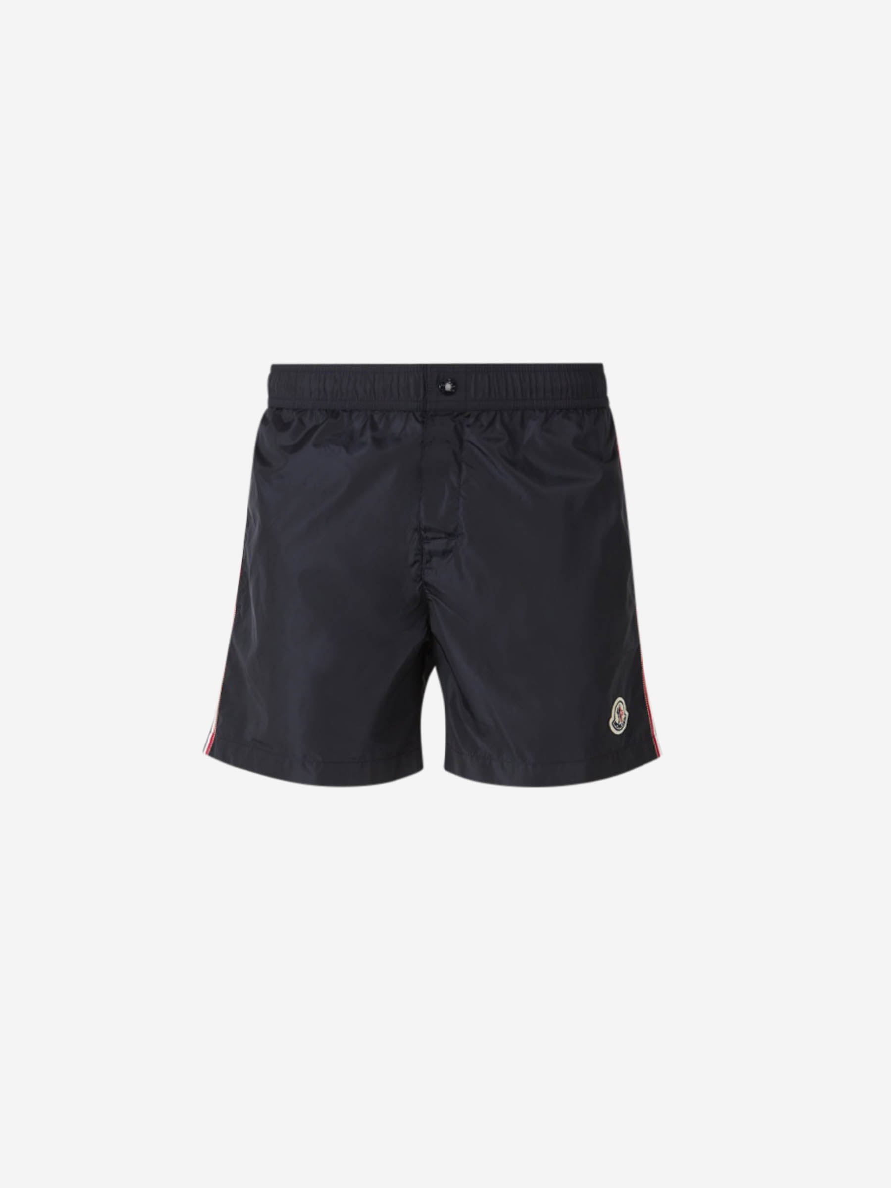 Tricolor Trim Swimsuit Moncler оригінал – Купити в Україні – боковий вид