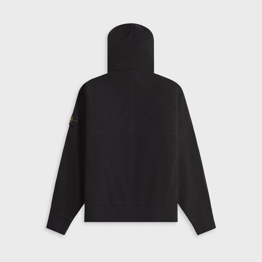 Felpa Hooded Sweater Black Stone island – Гарантія оригінальності – вид ззаду