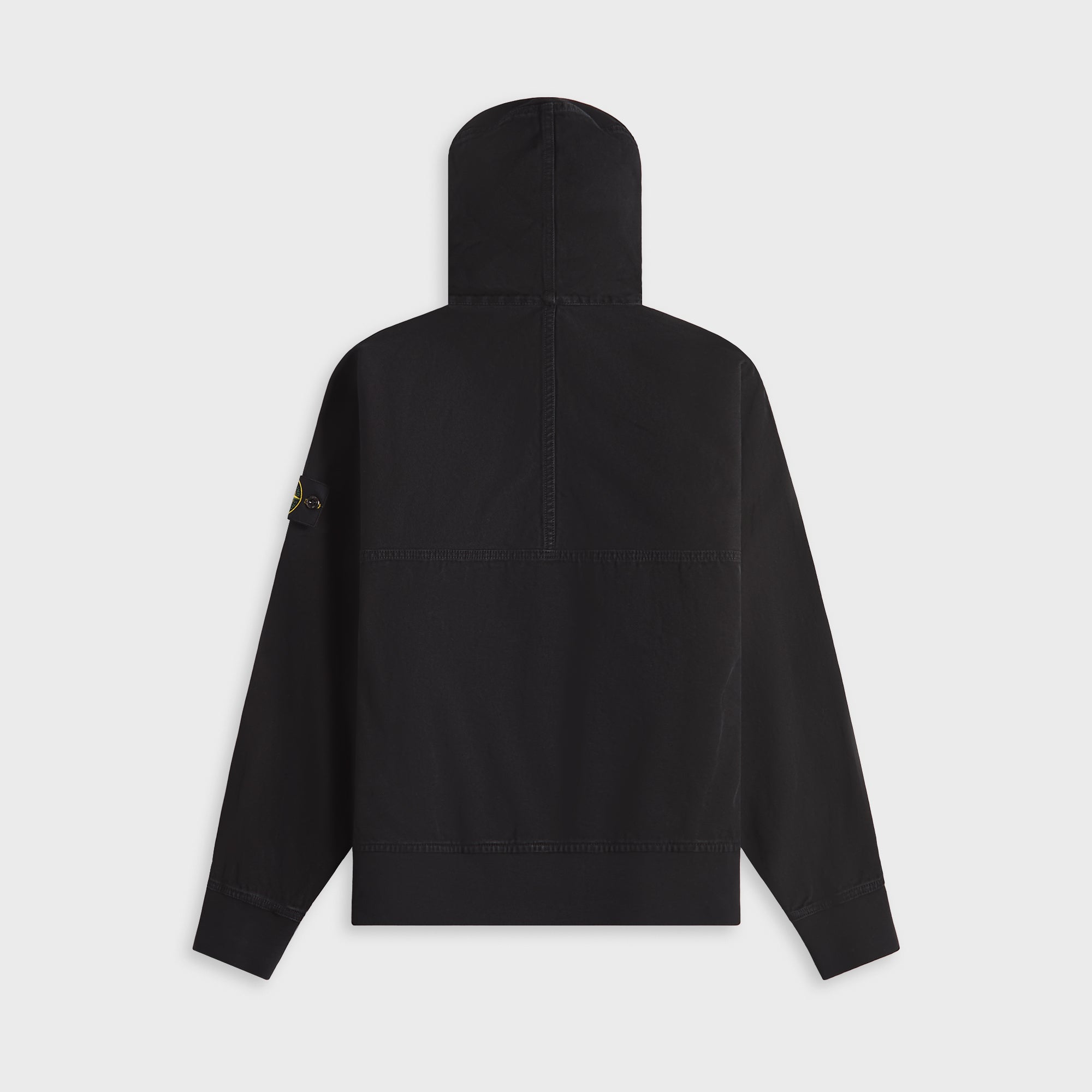 Felpa Hooded Sweater Black Stone island – Гарантія оригінальності – вид ззаду - STONE ISLAND