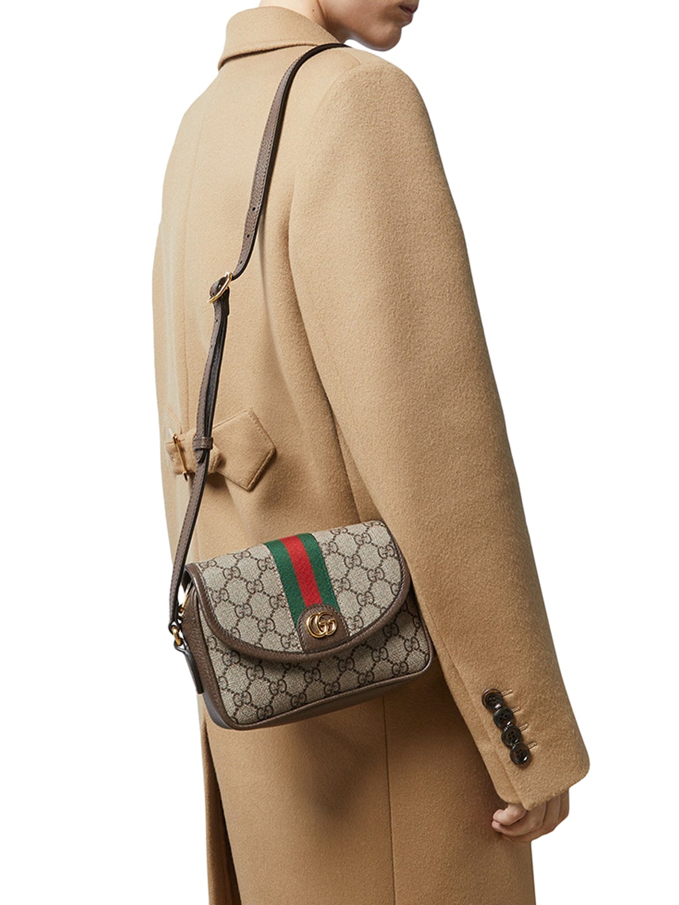 Ophidia Gg Mini Shoulder Bag Gucci – Гарантія оригінальності – вид ззаду