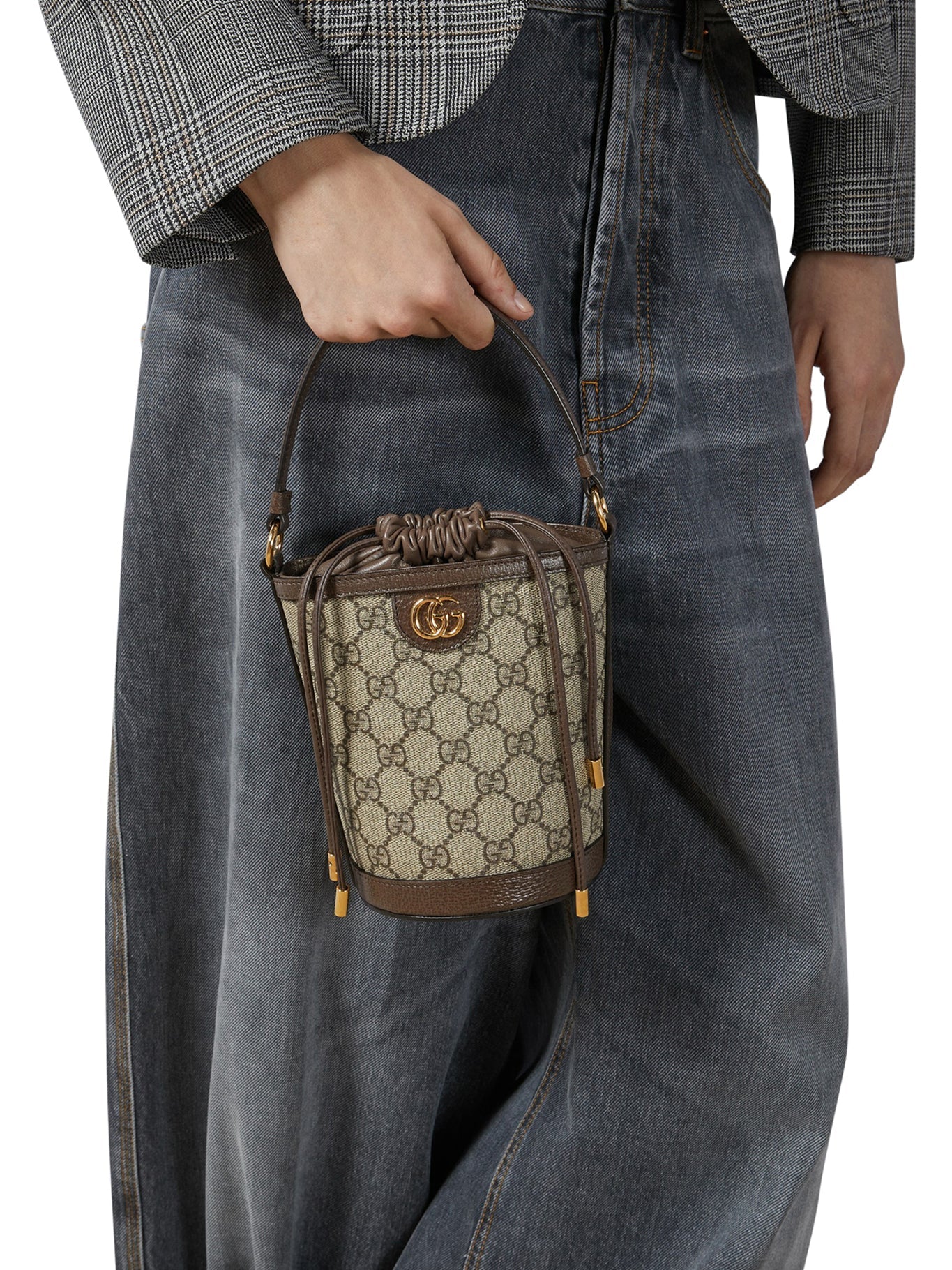 Оригінальна Ophidia Mini Bucket Bag Gucci – детальний вид