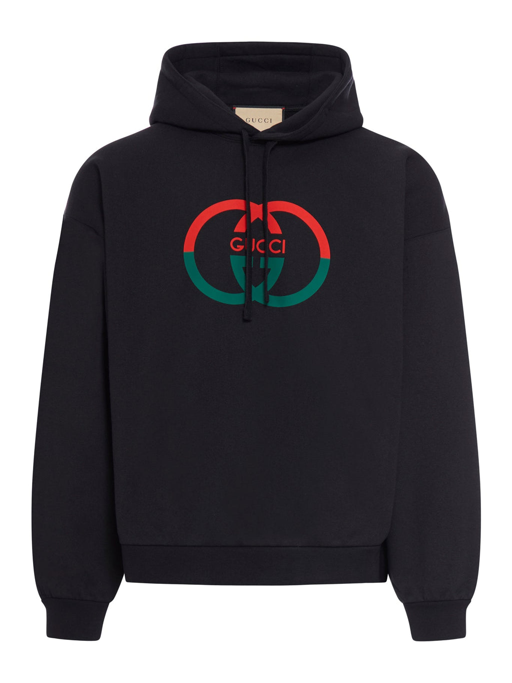 Оригінальна Printed Cotton Jersey Hoodie Gucci – боковий вид