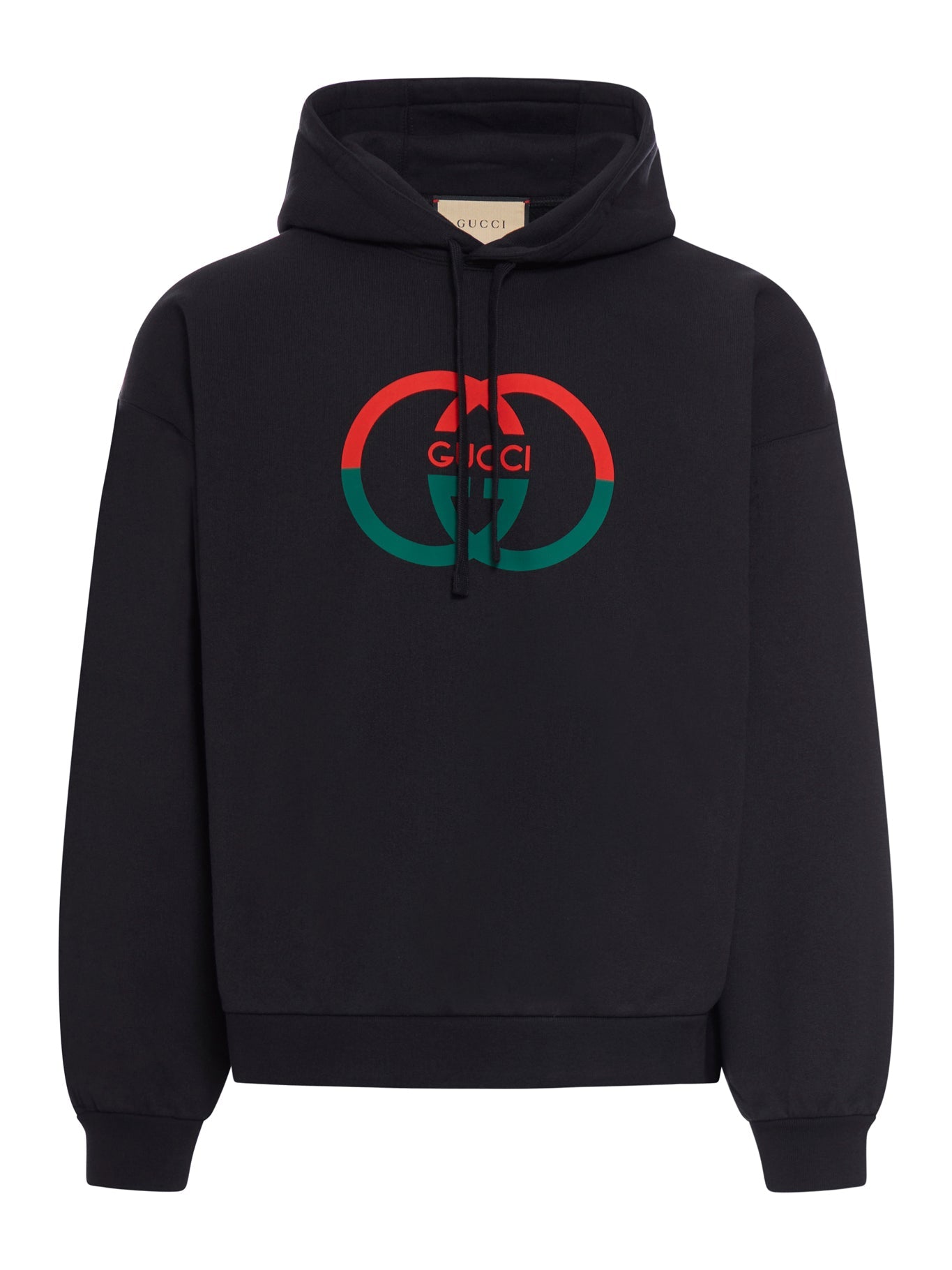 Оригінальна Printed Cotton Jersey Hoodie Gucci – боковий вид