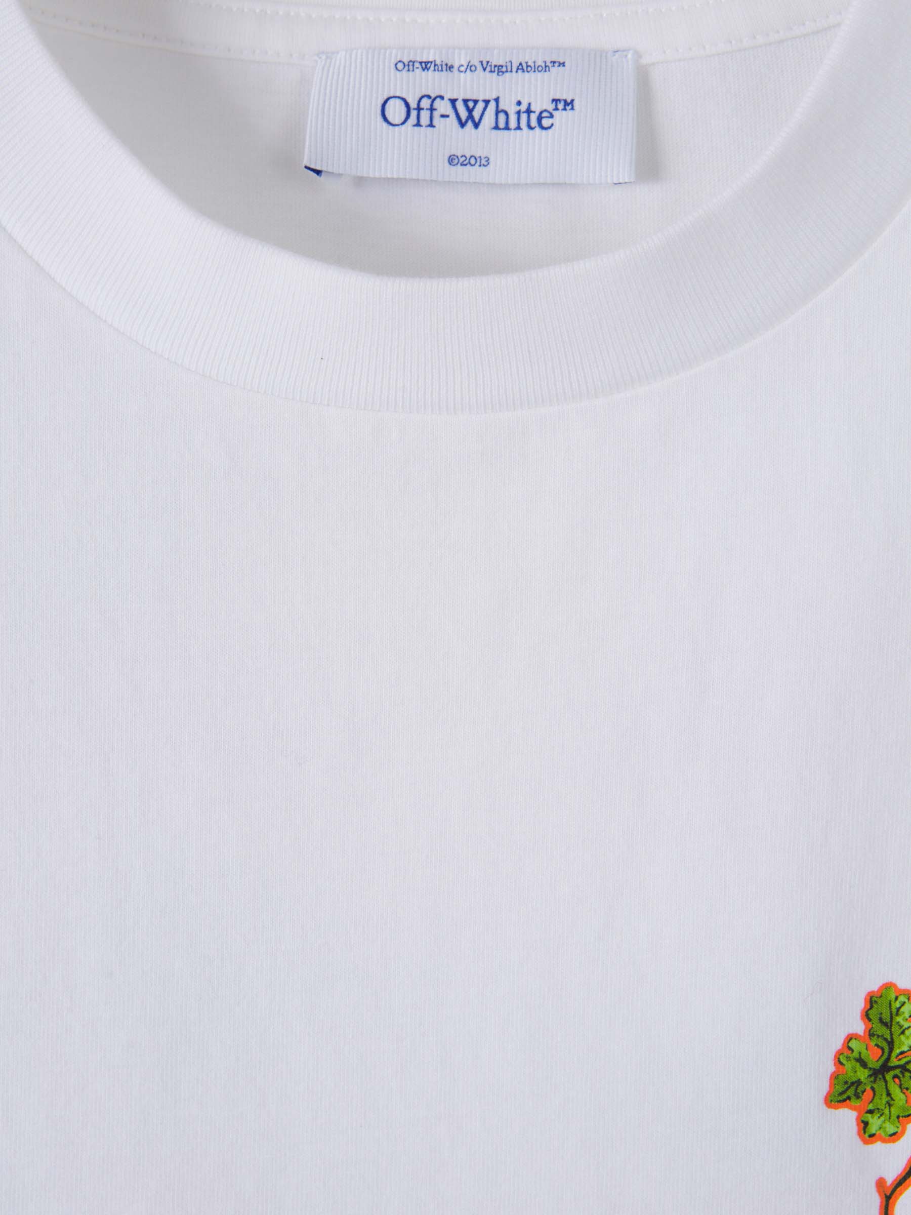 Оригінальна T-Shirt With Bouquet Logo Motif Off-white – детальний вид