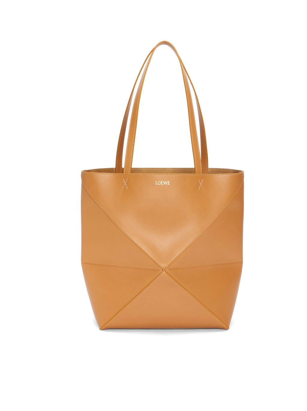 Puzzle Fold Tote Bag In Polished Calfskin Loewe оригінал – Купити в Україні – боковий вид