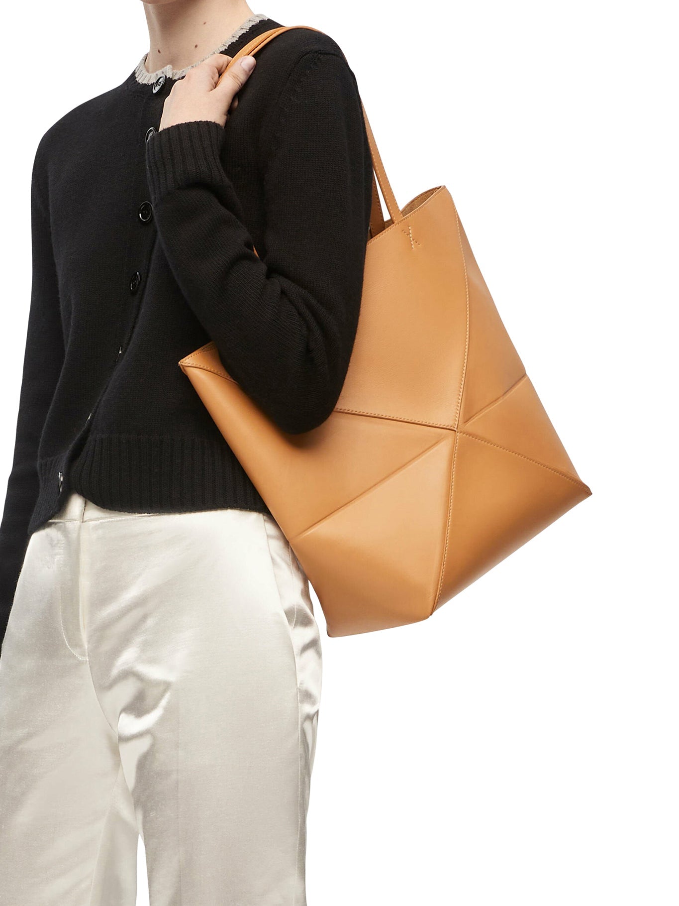 Puzzle Fold Tote Bag In Polished Calfskin Loewe оригінал – Купити в Україні – детальний вид