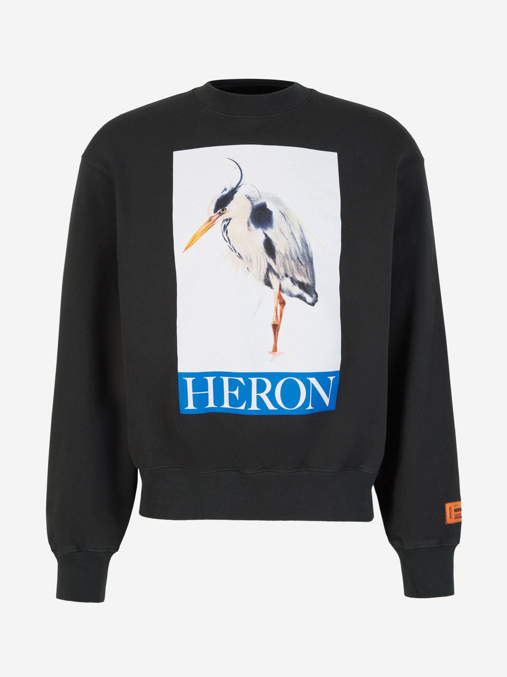 Logo Cotton Sweatshirt Heron preston оригінал – Купити в Україні – боковий вид