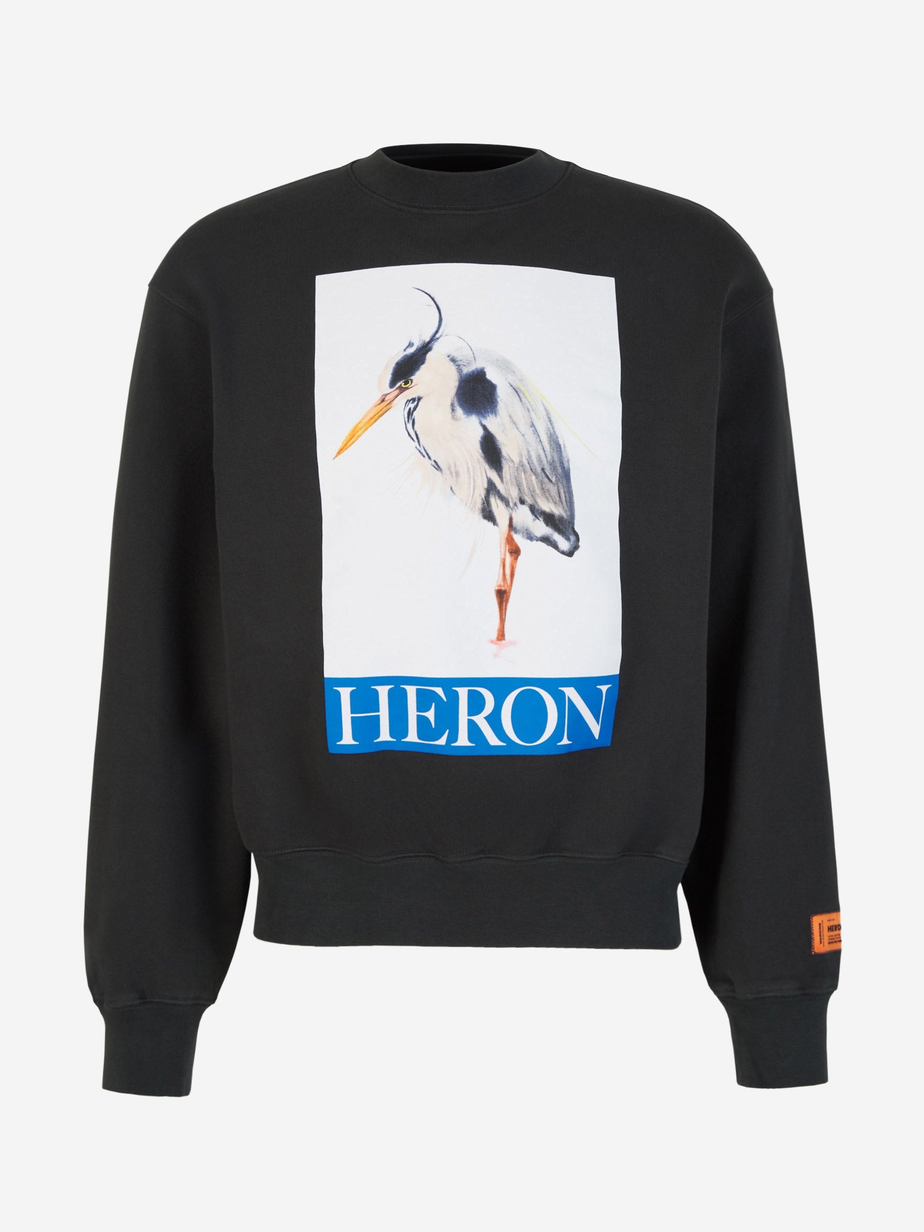 Logo Cotton Sweatshirt Heron preston оригінал – Купити в Україні – боковий вид