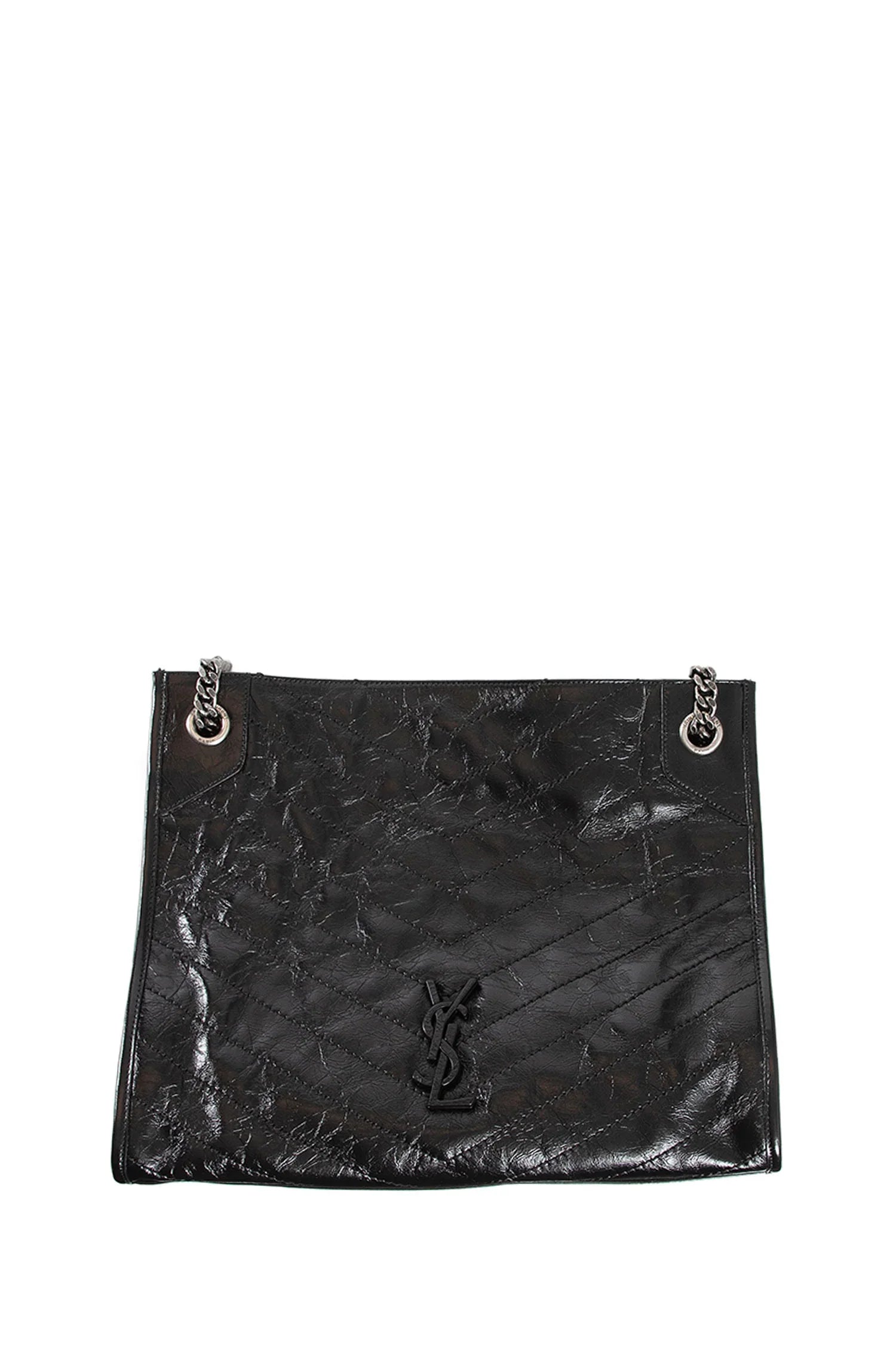 Niki Shopping In Vintage Leather Saint laurent – Гарантія оригінальності – боковий вид