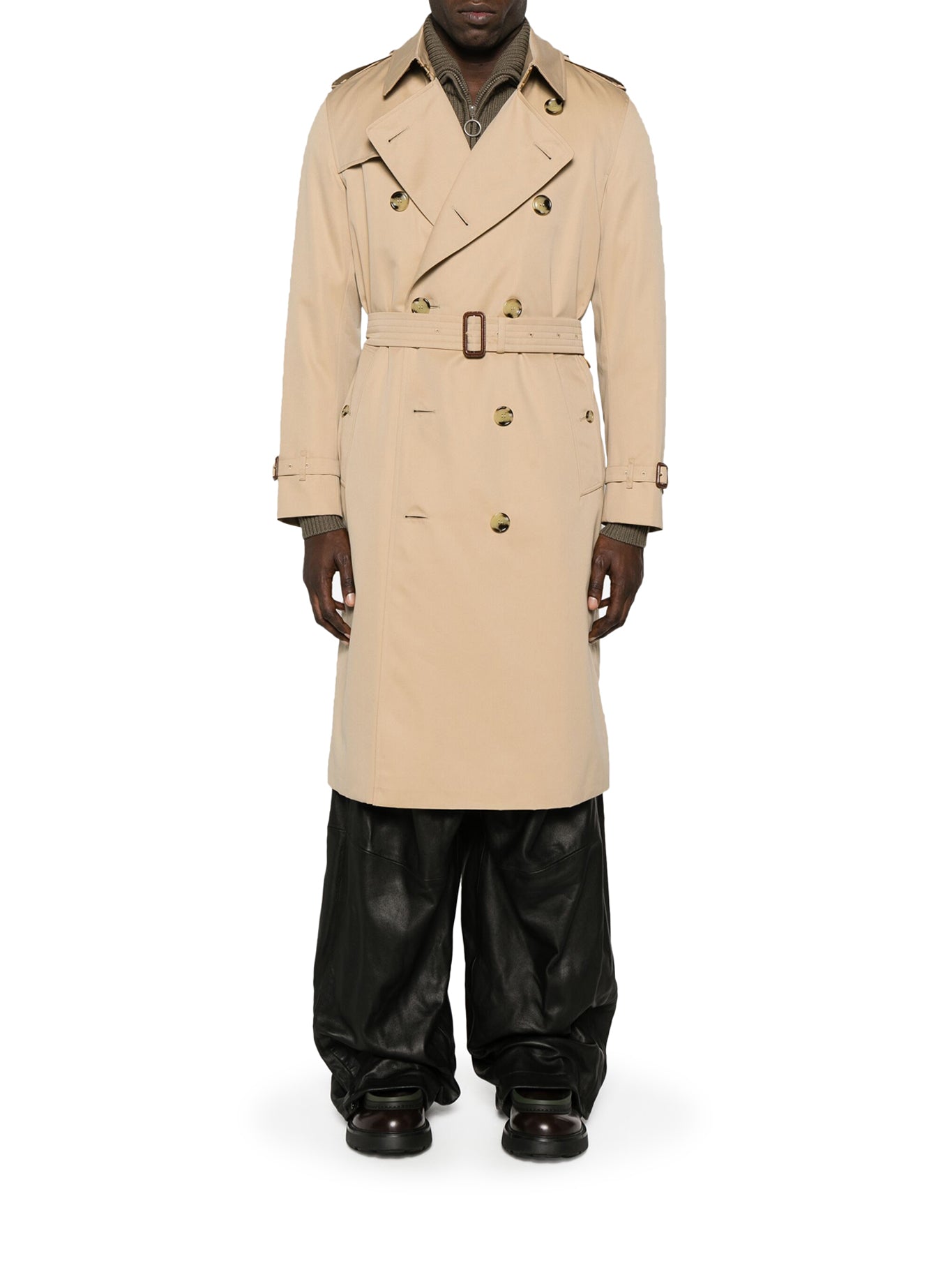 Оригінальна Heritage Kensington Trench Coat With Belt Burberry – вид ззаду